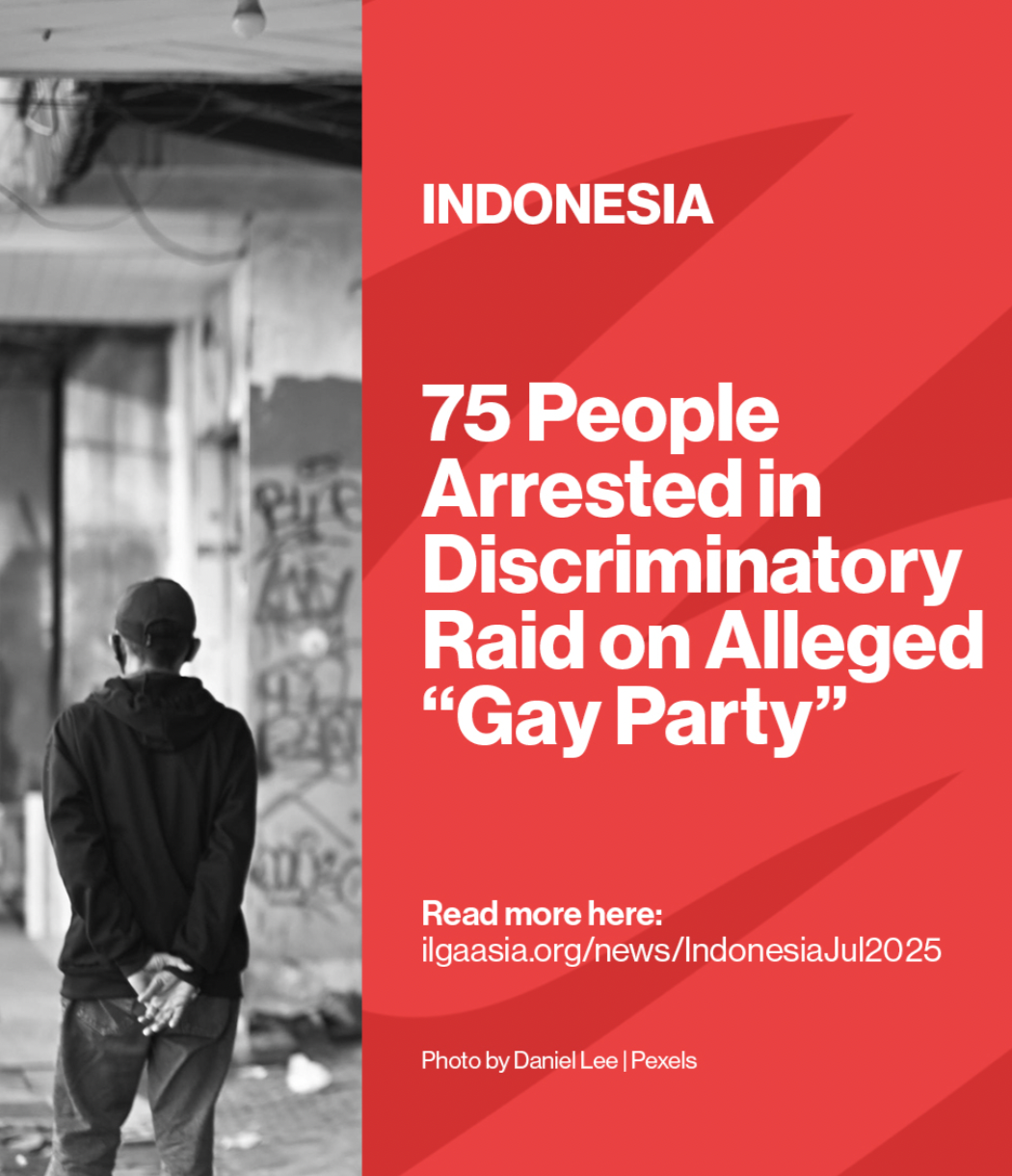 Indonesia: 75 people arrested in discriminatory raid on alleged “gay party”