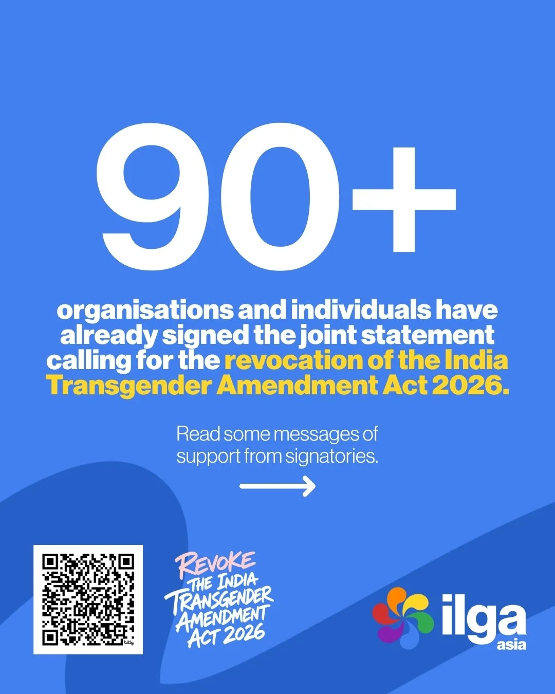 90+ organisations and individuals have already signed: Revoke the India Transgender Amendment Act 2026 Joint Statement