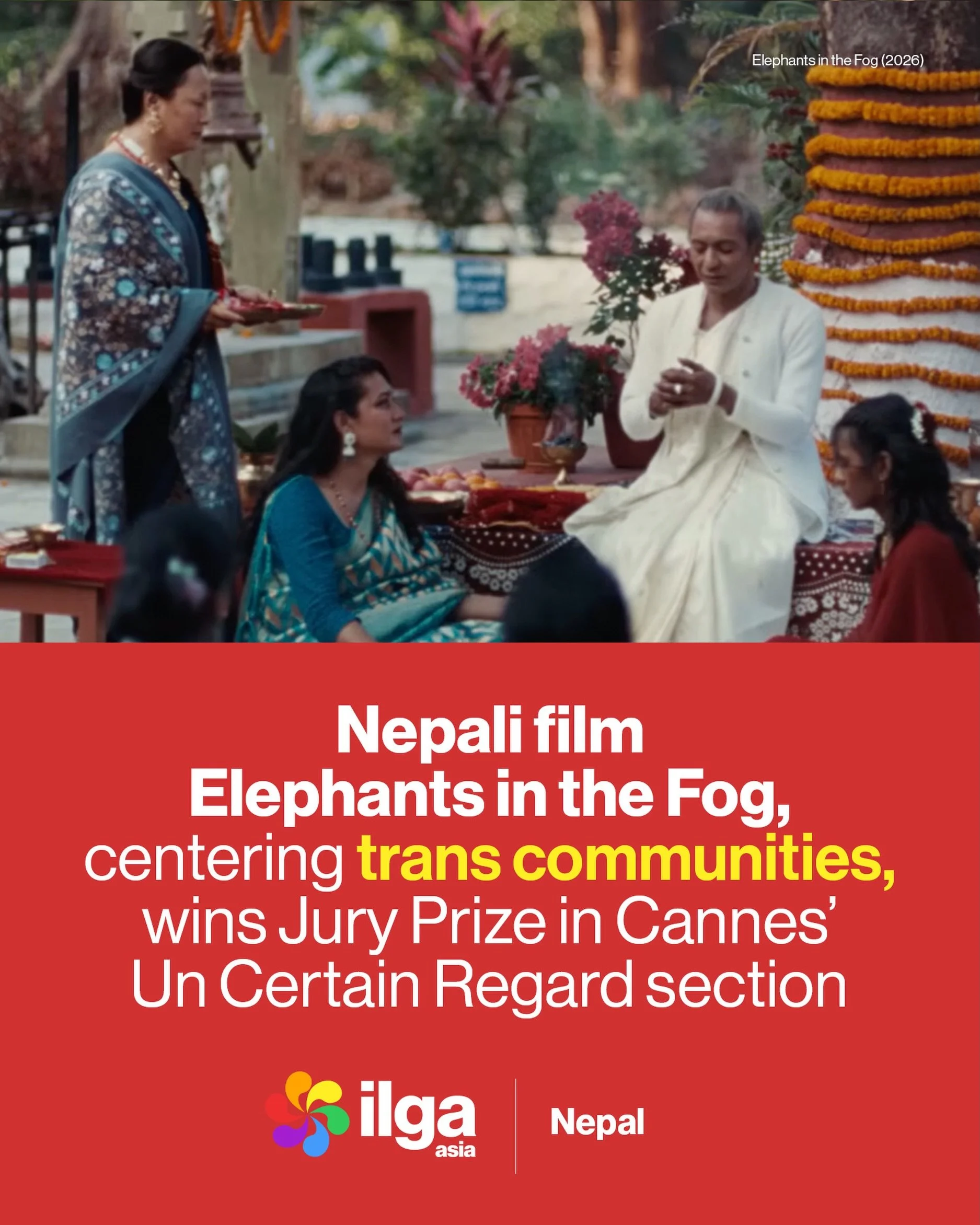🎬🏳️&zwj;⚧️ Herstory made for Nepali cinema and trans representation at Cannes.

Elephants in the Fog, directed by Abinash Bikram Shah, won the Jury Prize in the Un Certain Regard section of the 2026 Cannes Film Festival. The film centres on a Kinna
