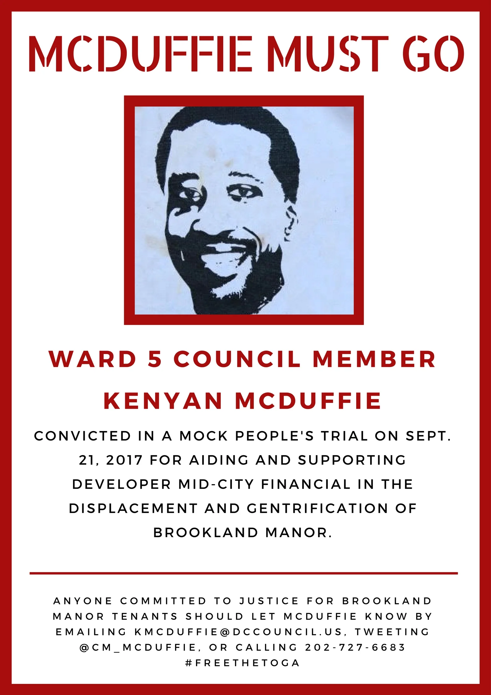 Flyer image: ONE DC