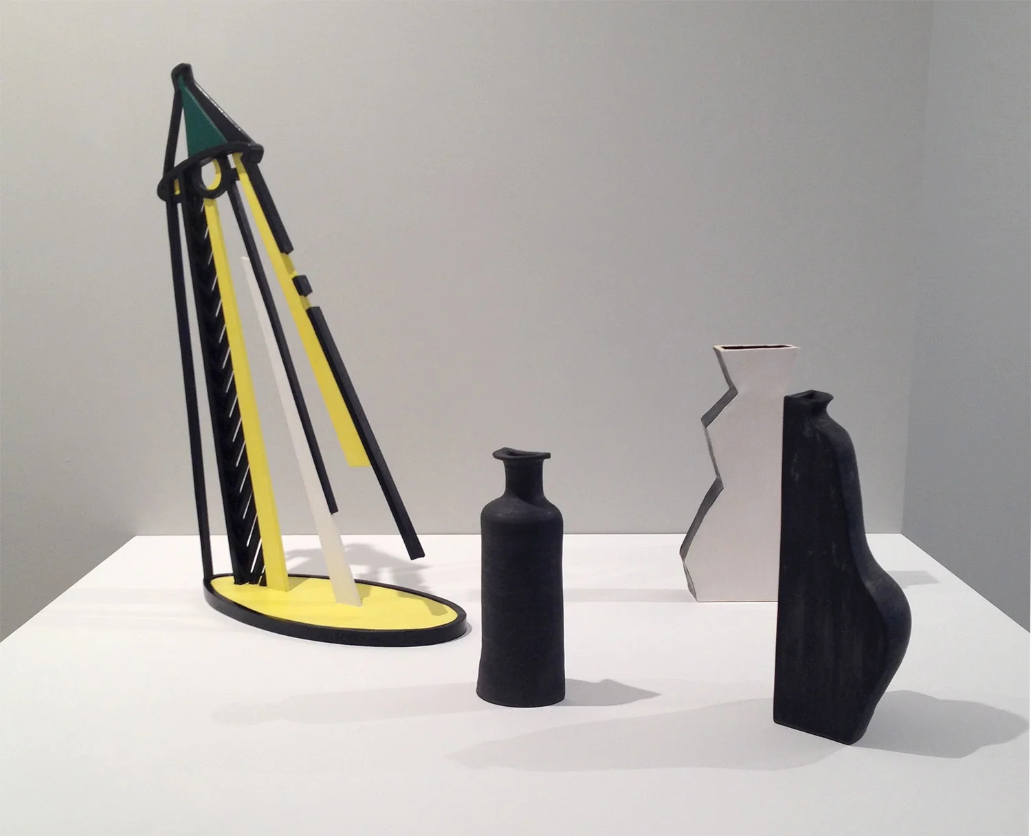 Domesticity , curated by Stephanie Buhmann, Jason McCoy Gallery, NY, NY, 2014. Left: Roy Lichtenstein