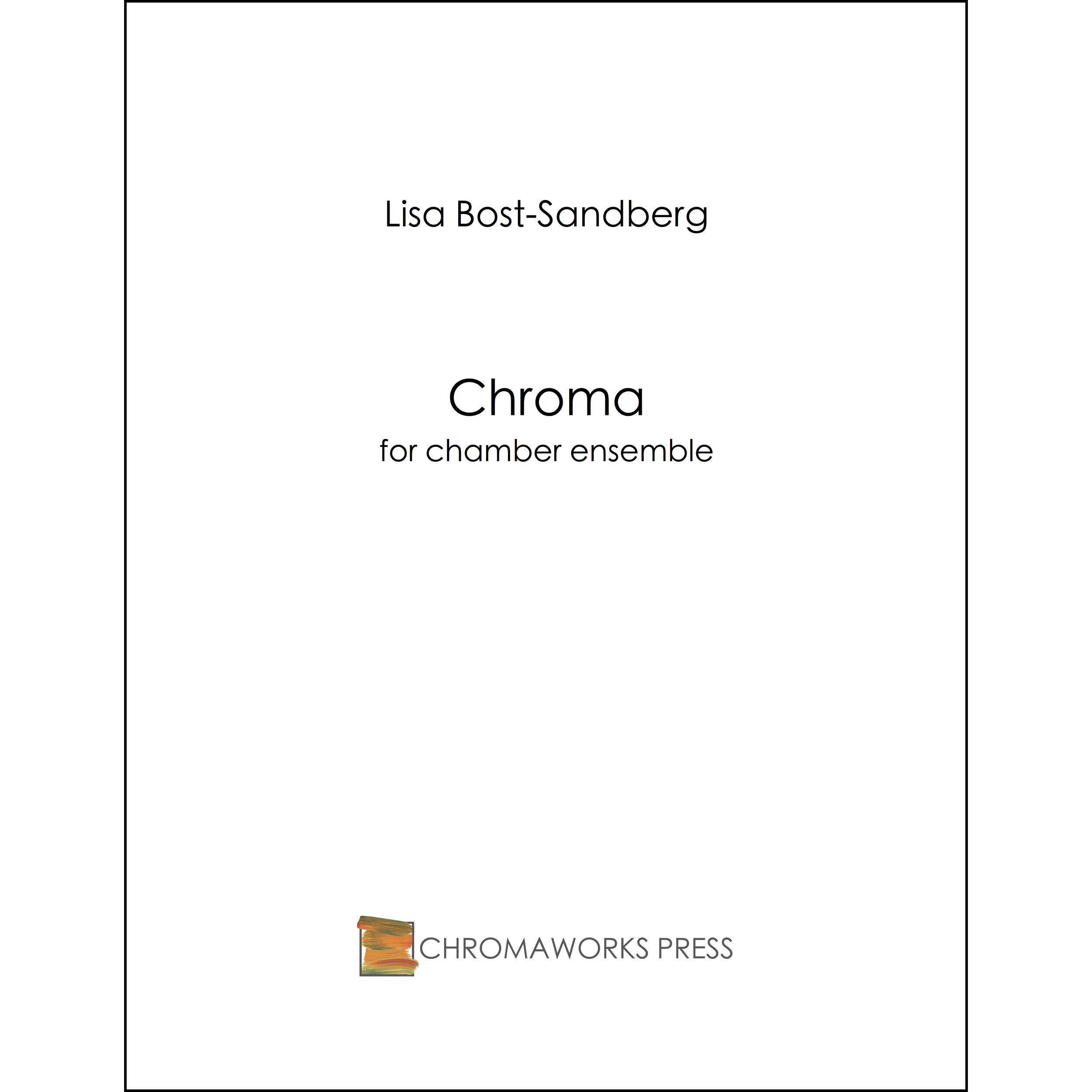 Chroma for chamber ensemble