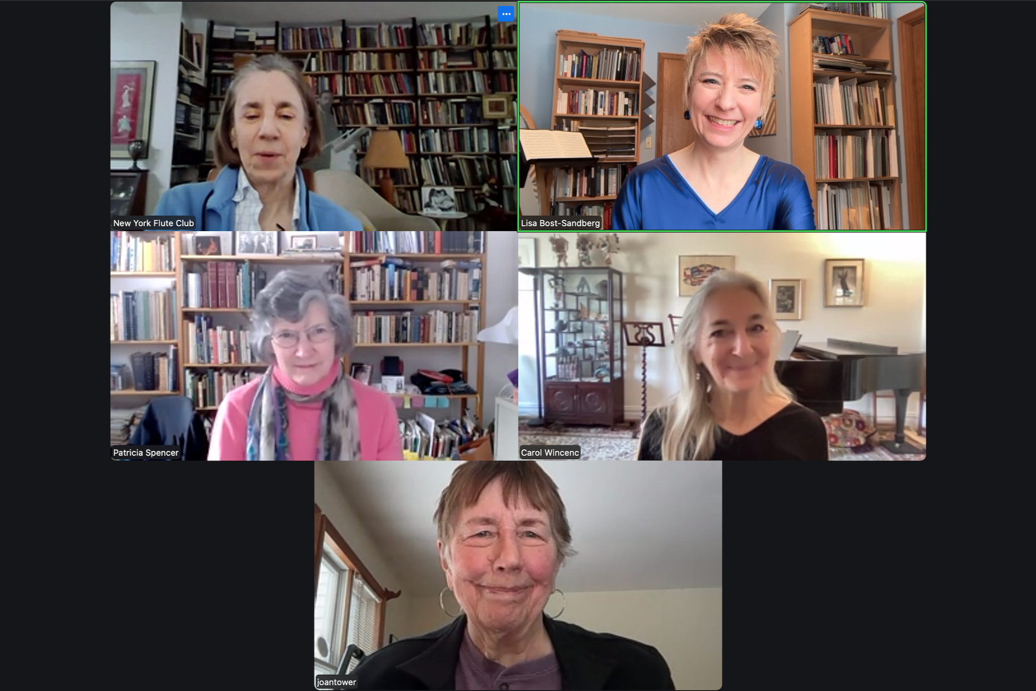 New York Flute Club Joan Tower Program