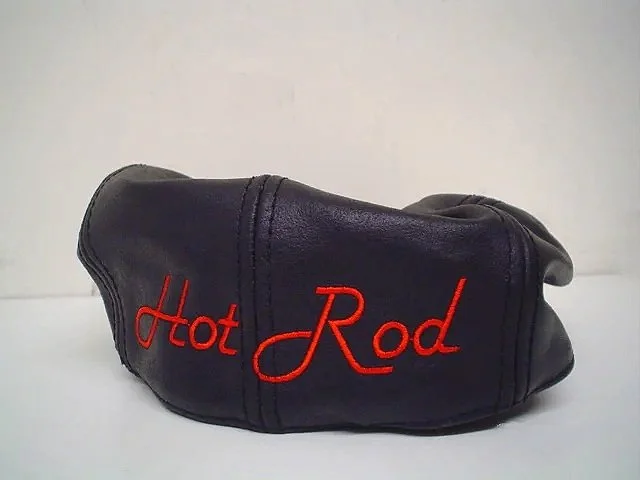 Hot Rod Custom Embroidery Service Leather Bag