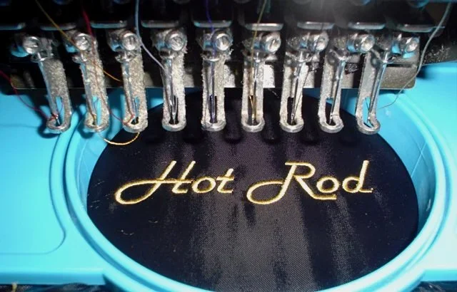 Hot Rod Custom Embroidery Machine A-List Embroidery Austin TX