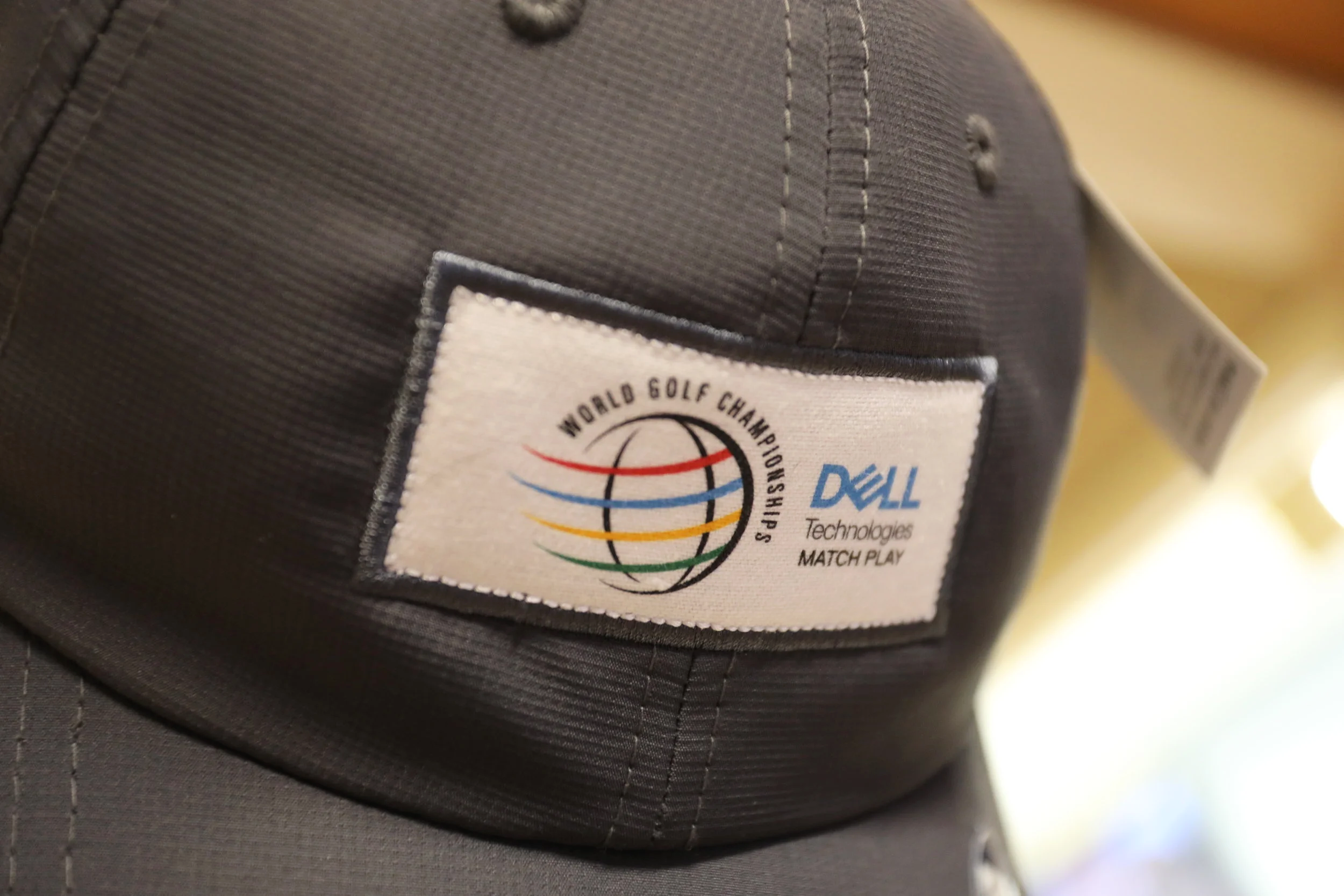 Dell Technologies World Golf Championships Custom Embroidery Patch on Hat Austin TX