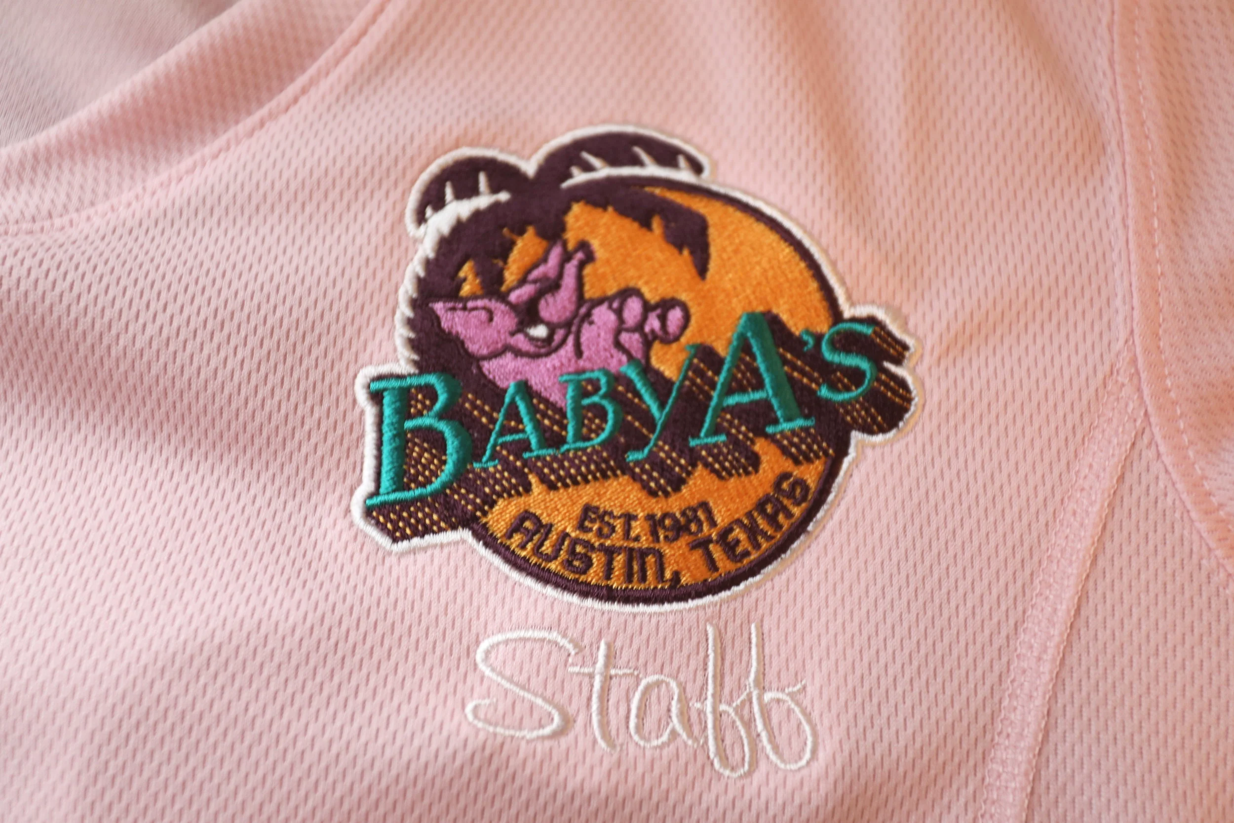 Baby A's Austin TX Custom Embroidered Polo