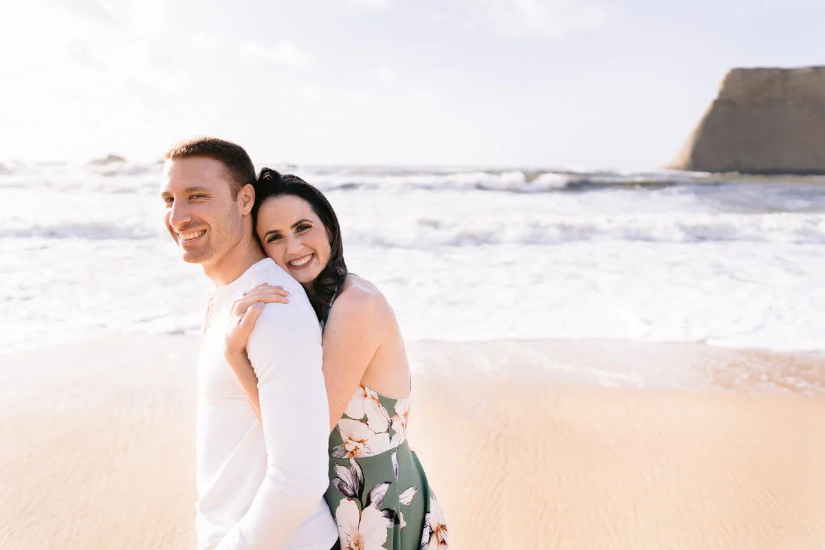 Martin's Beach Engagement Session | Half Moon Bay, CA