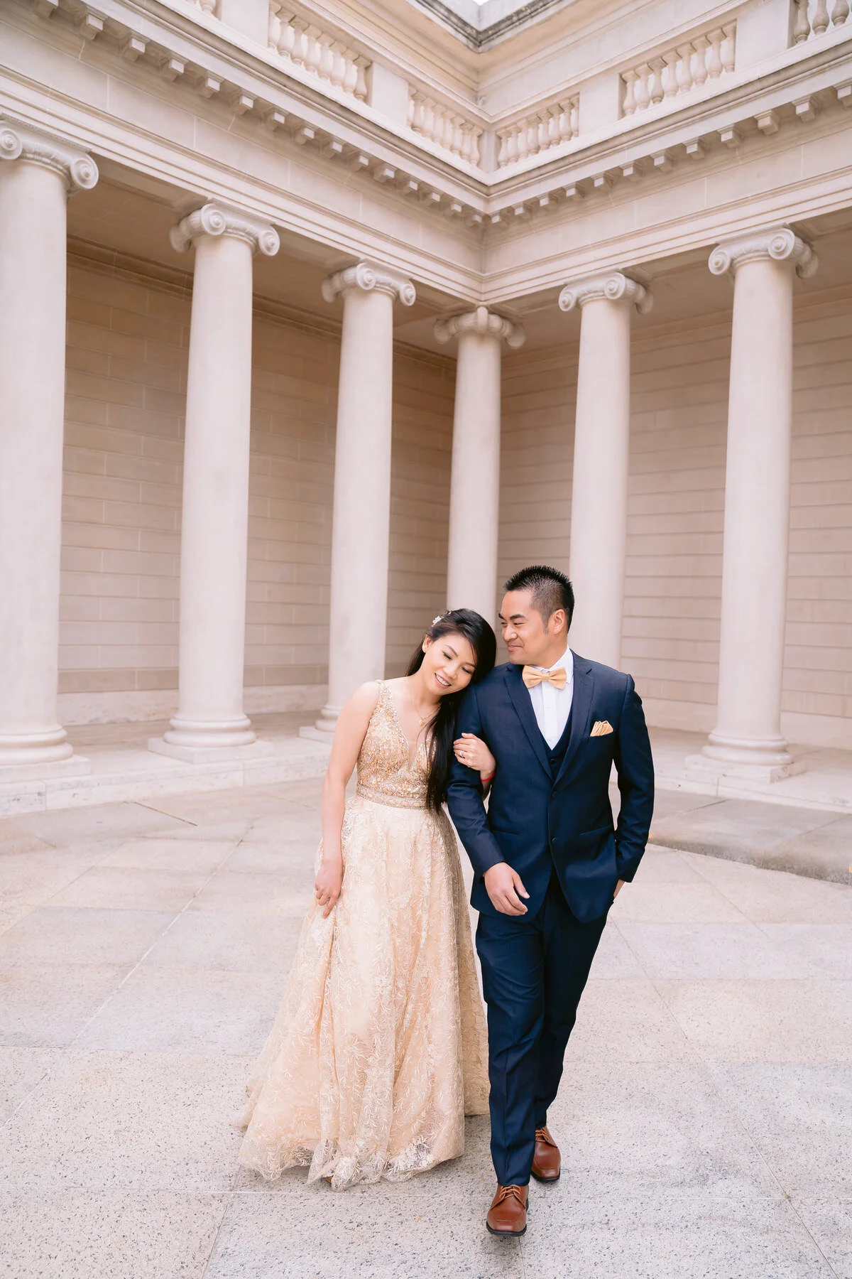 Elegant Legion of Honor Engagement Session | San Francisco, CA