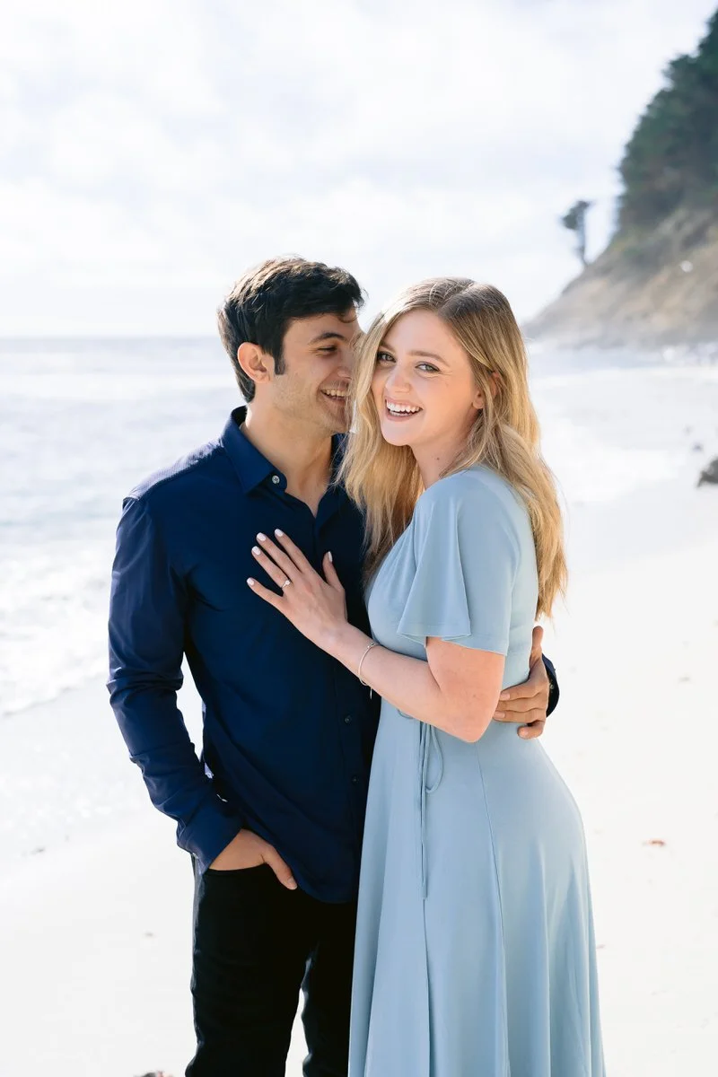 Perfectly Romantic Moss Beach Engagement Session