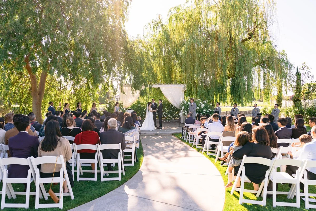 Wedding ceremony photo at San Ramon Waters