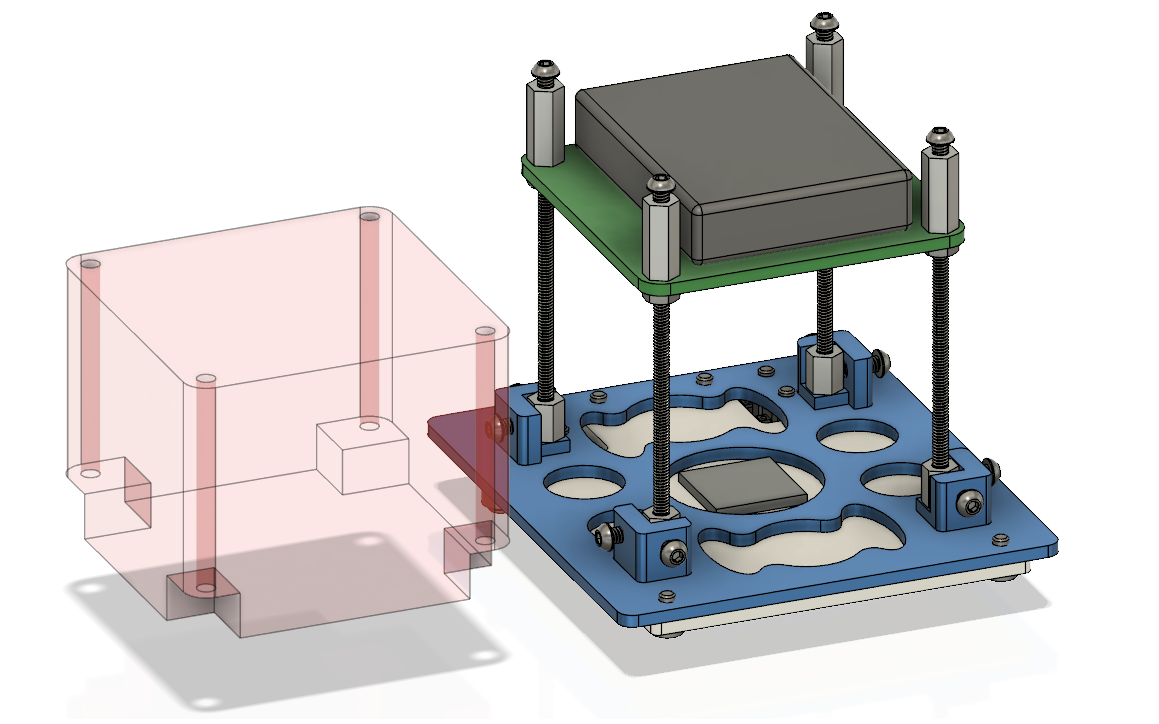 TFTqube internal structure and payload volume
