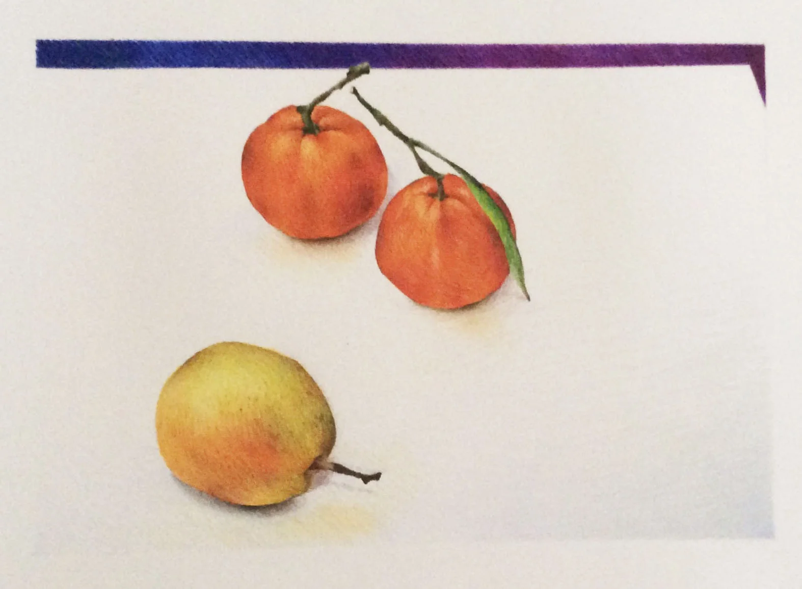 Two Oranges &amp; Pear