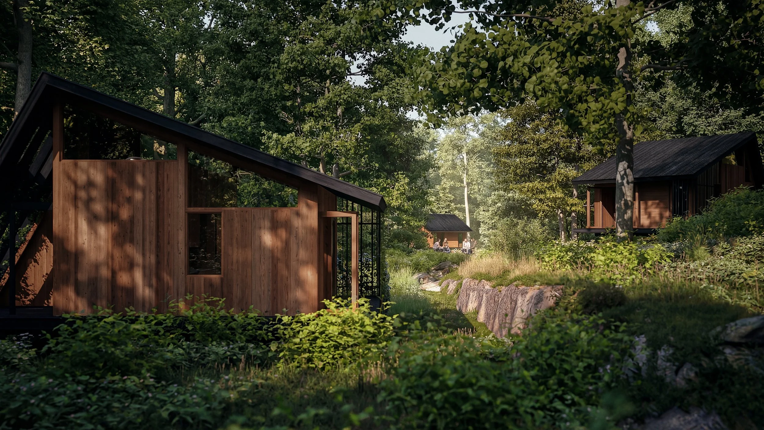 Woodland tiny Model A1 exterior