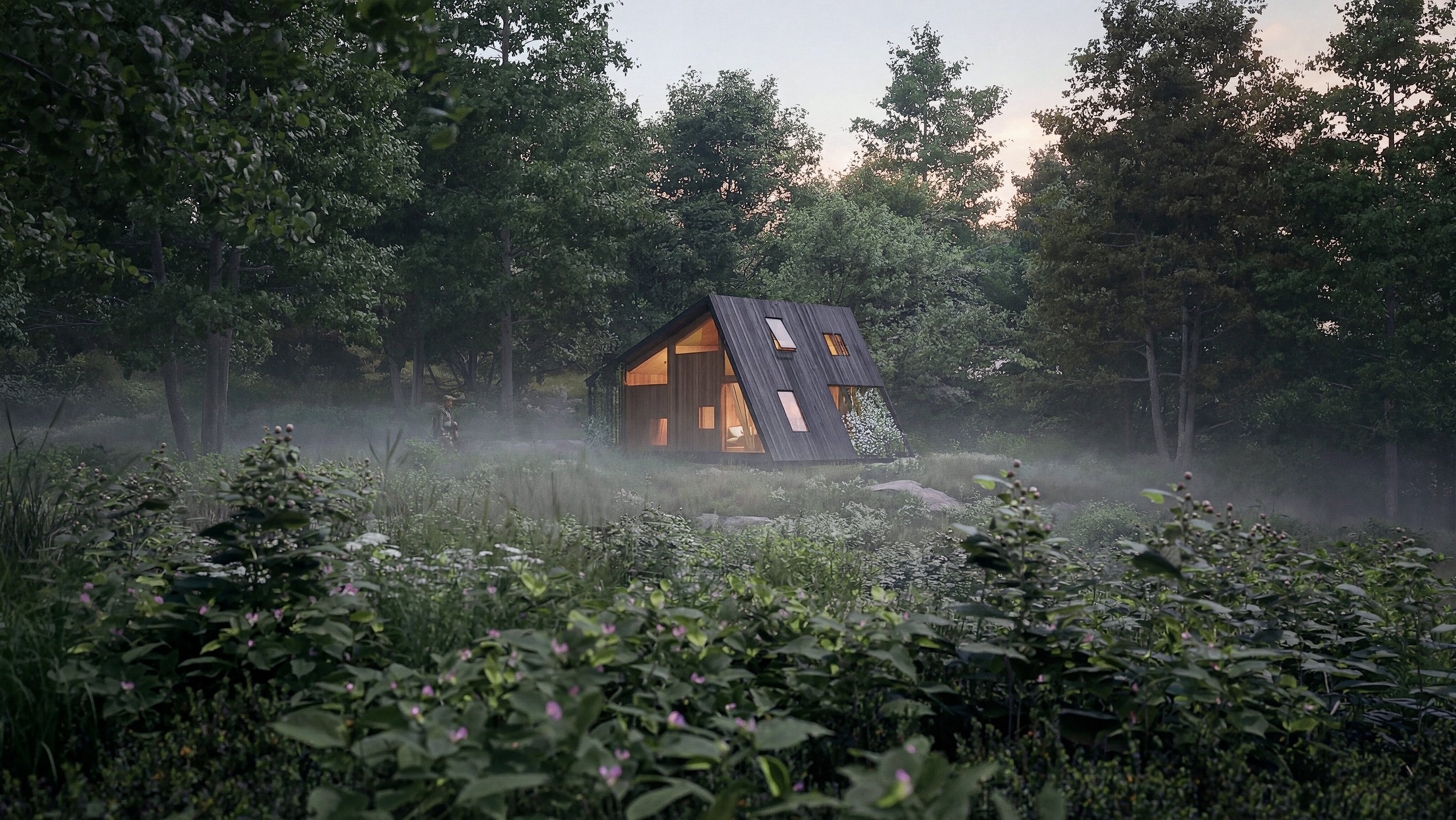 Woodland tiny Model A1 exterior