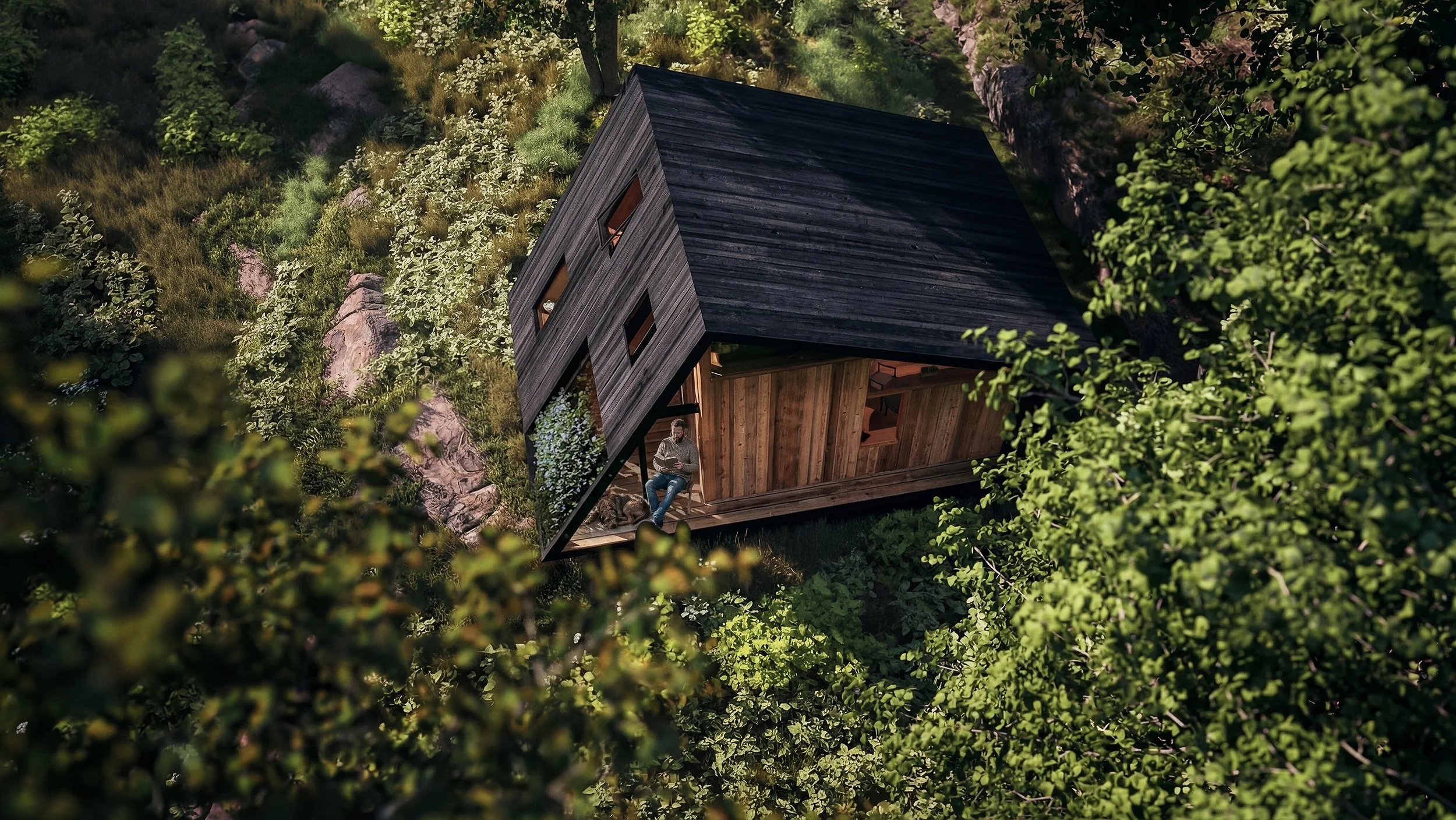 Woodland tiny house