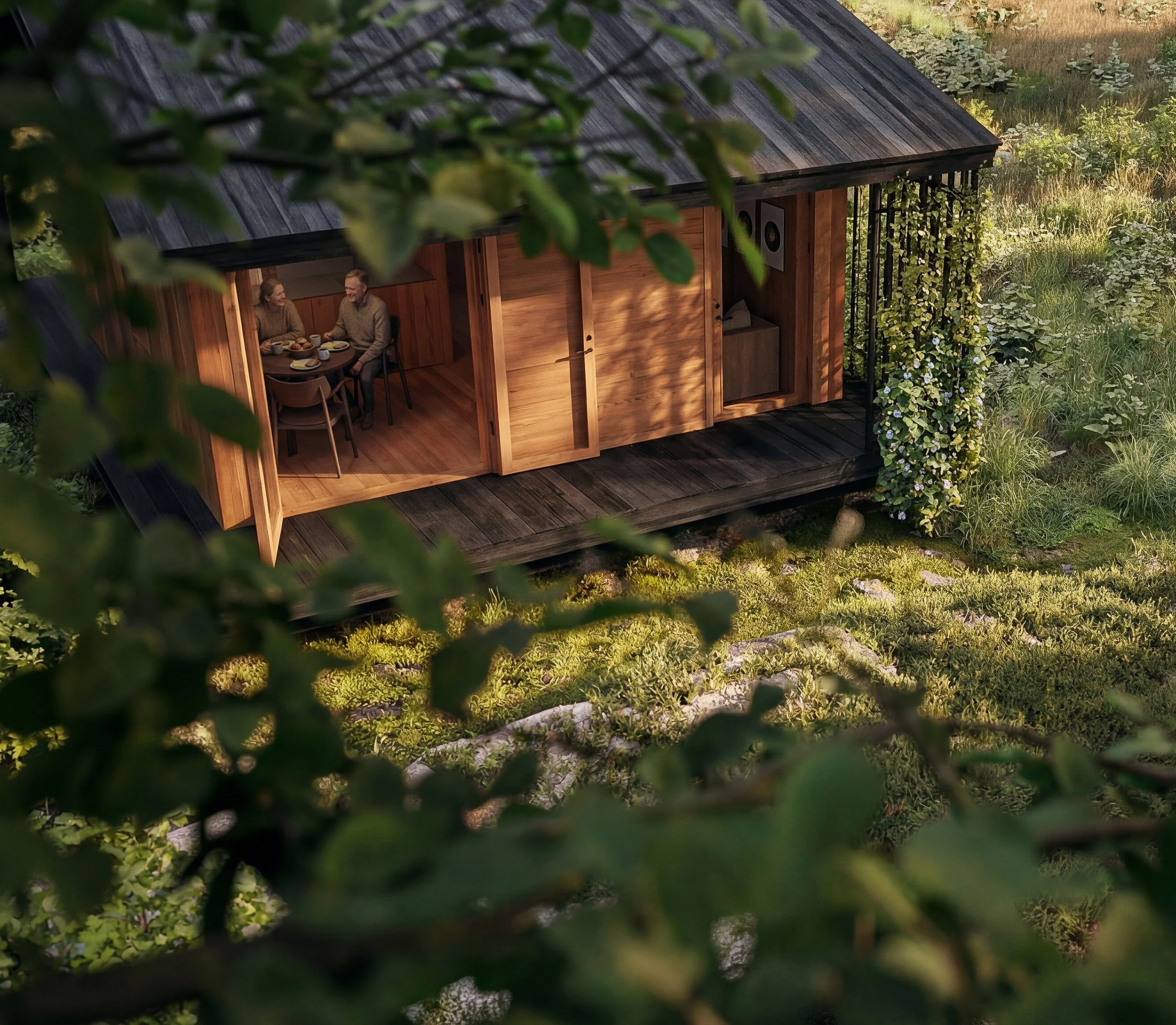 woodland tiny house interior