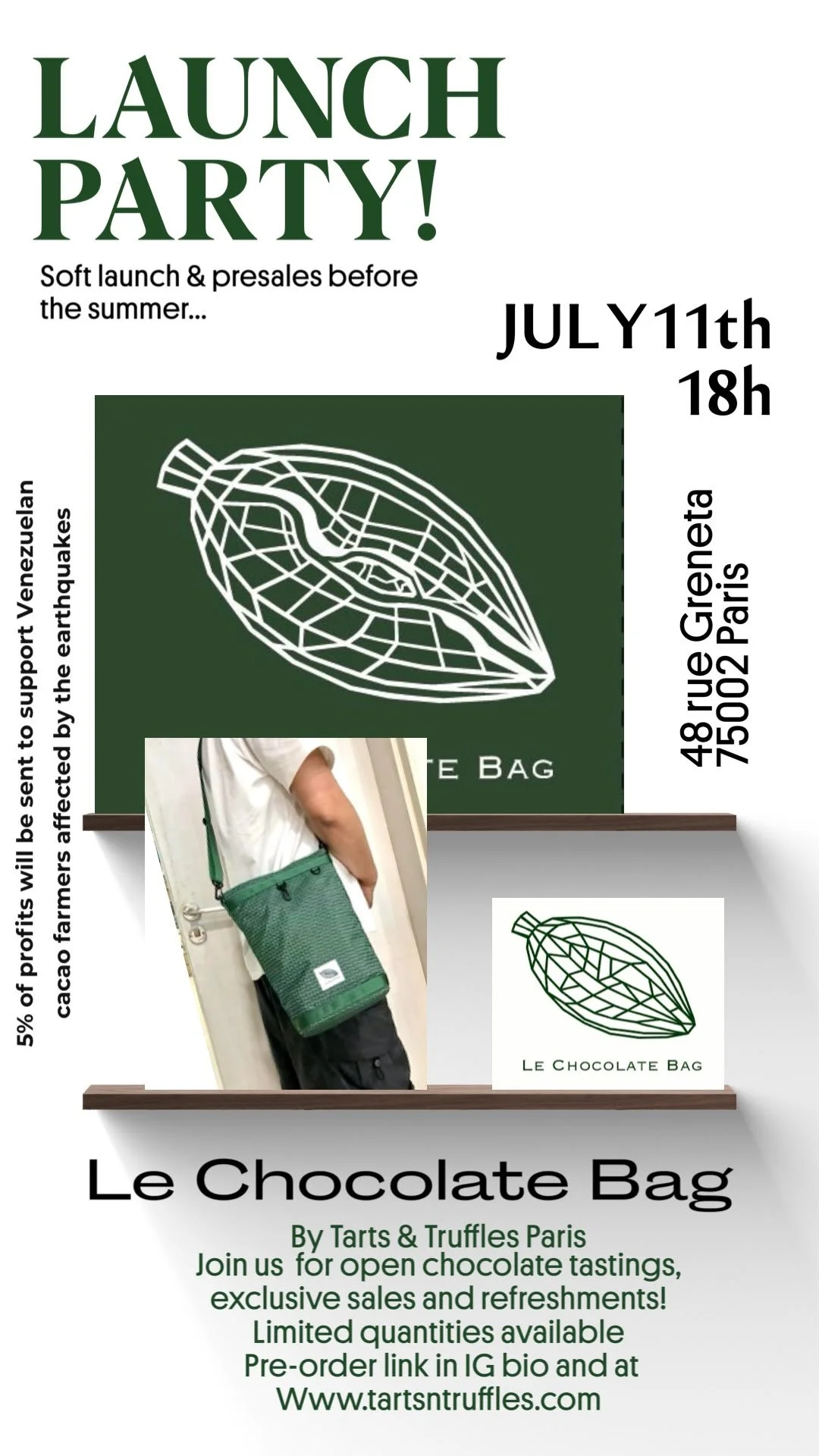 Chocolate Bag PRESALES Party ! July 18th @ 18h