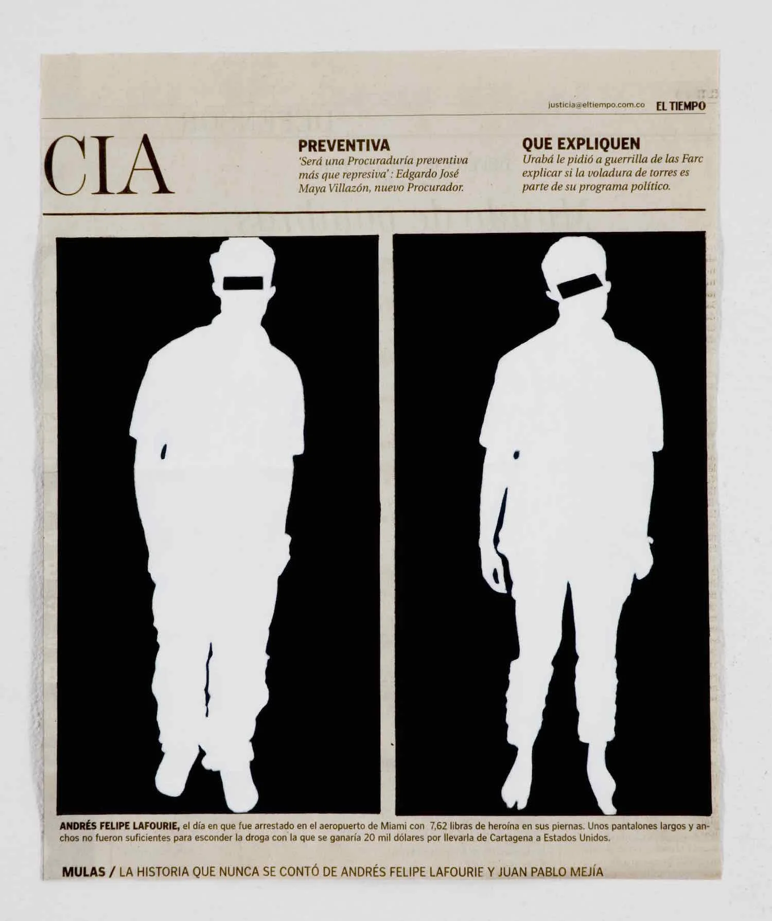 Acrílico sobre papel periódico. Dimensiones variables. 1997-2007