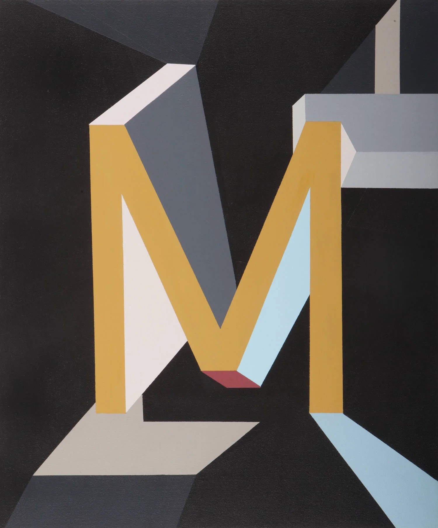Not an M anymore Acrílico sobre lienzo 50 x 60 cm. 2010