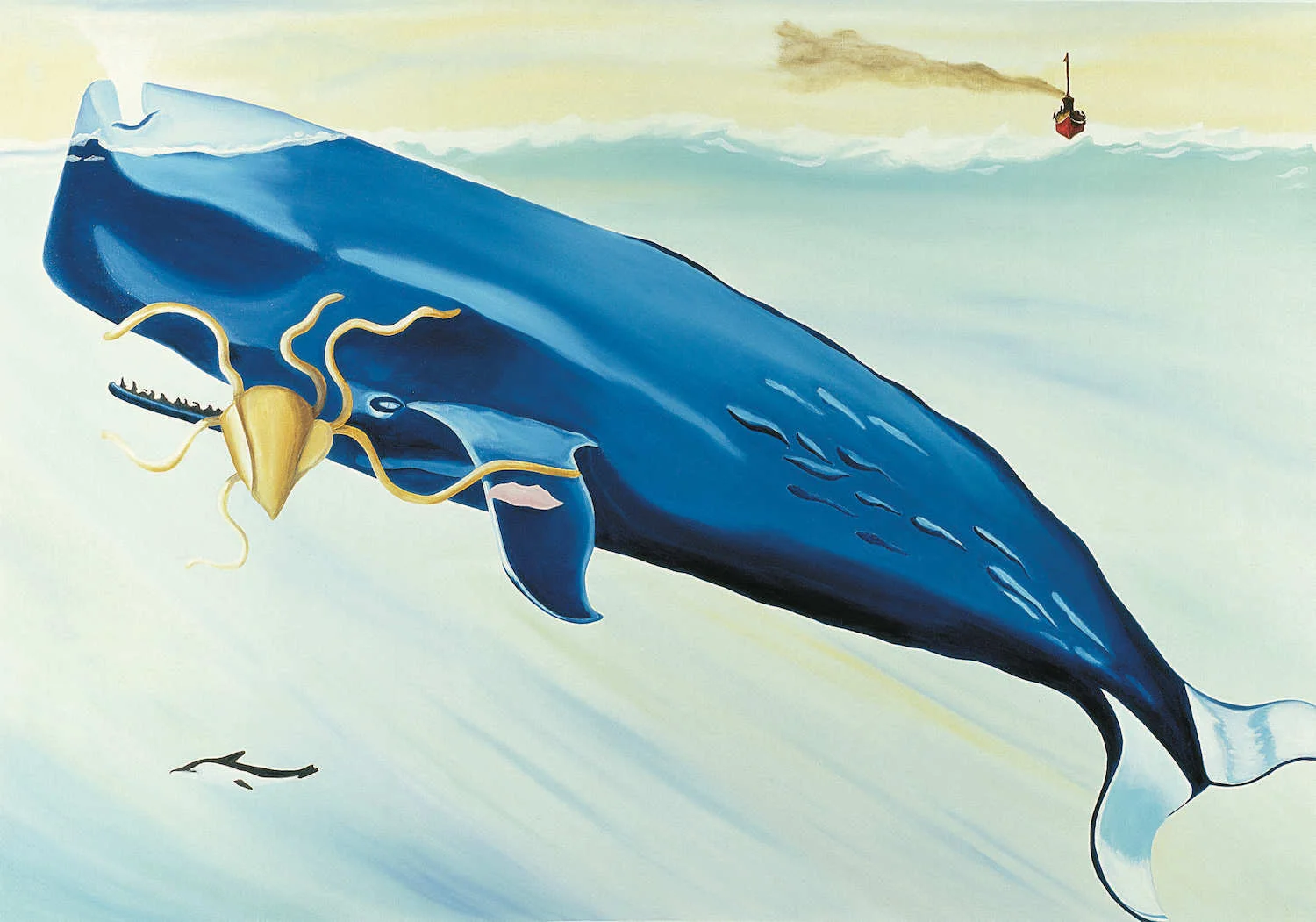 Cachalote Óleo sobre lino 157,5 x 111,5 cm. 2002