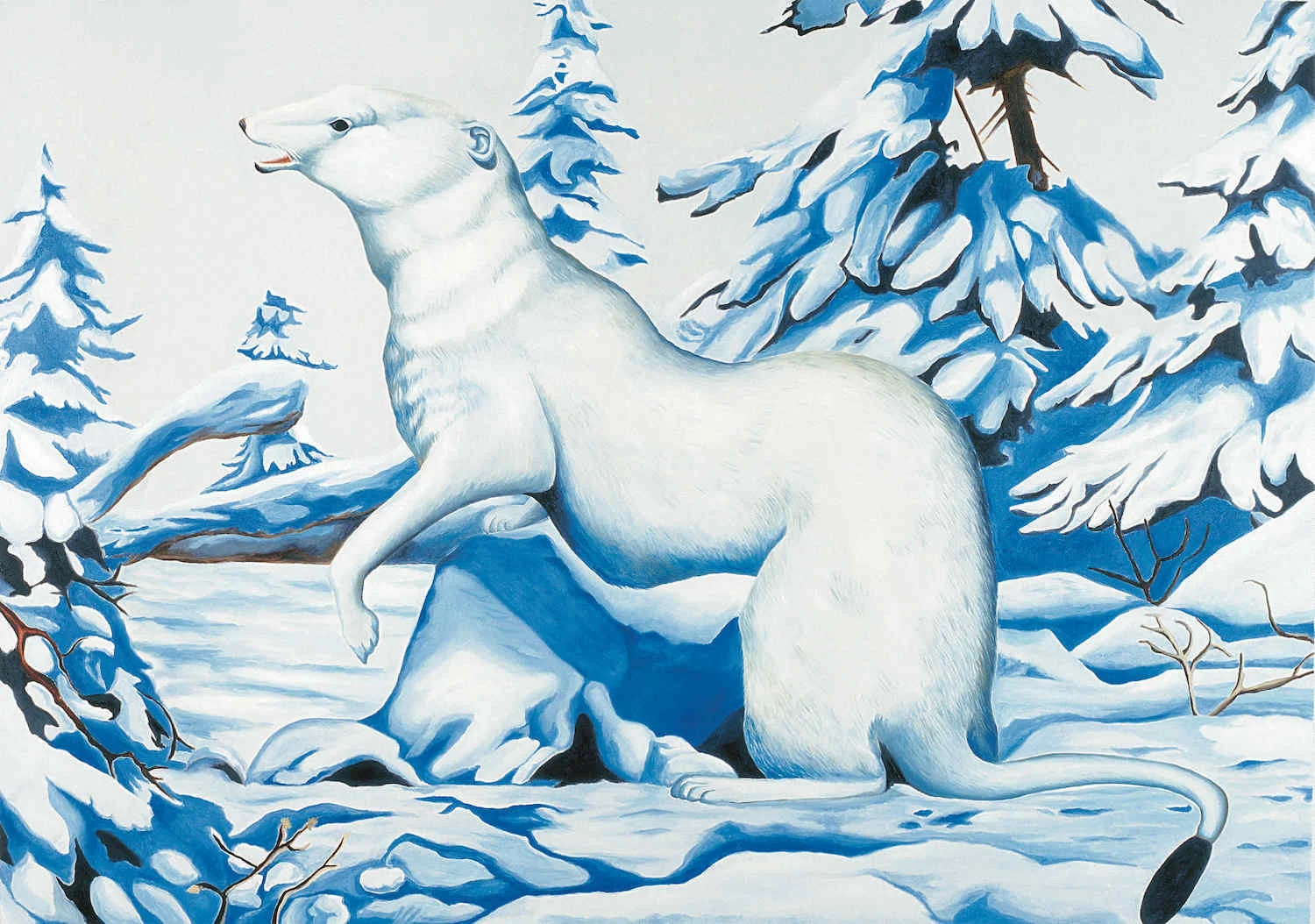 Armiño Óleo sobre lino 156 x 112 cm. 2002
