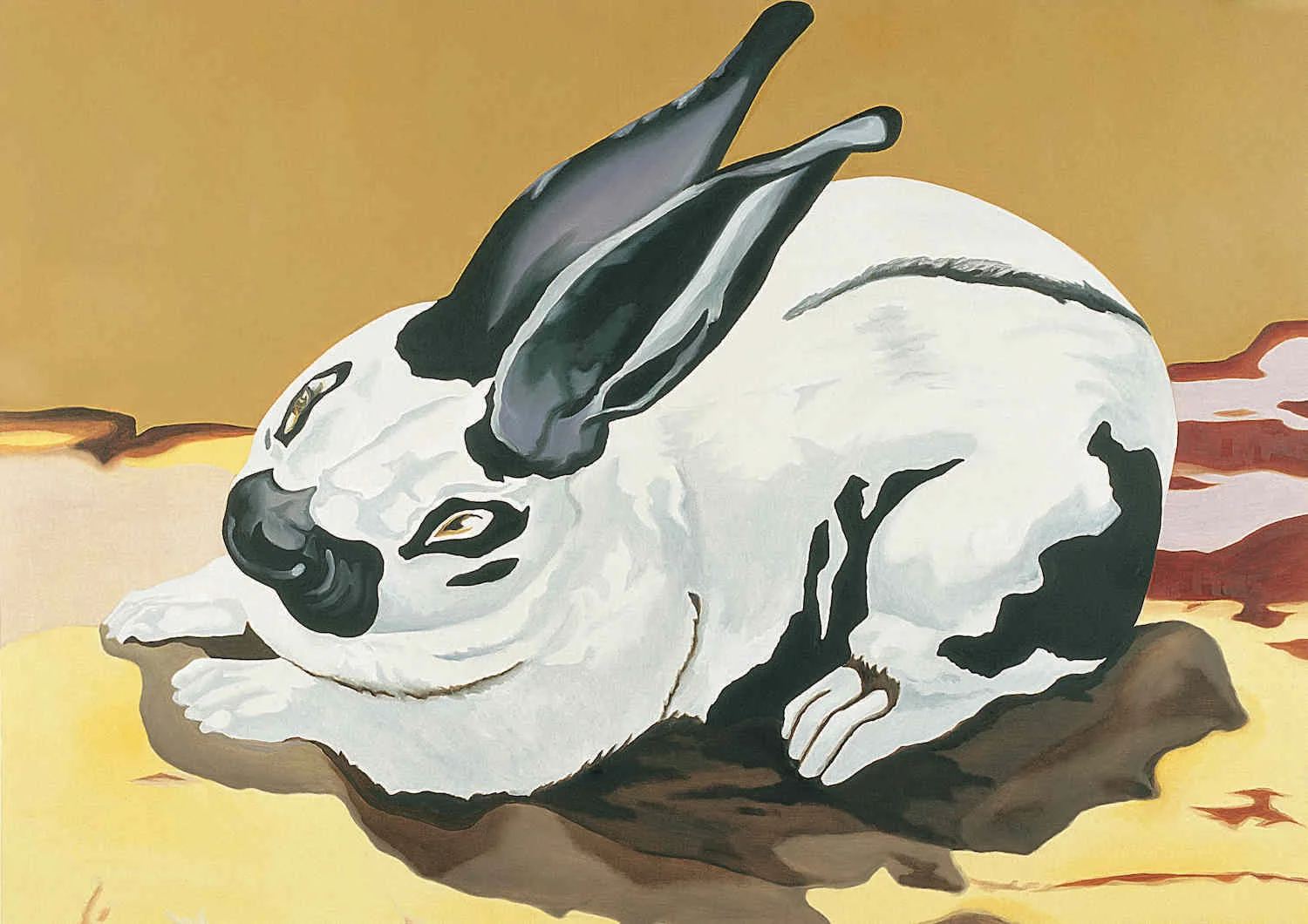 Conejo Óleo sobre lino 156 x 112 cm. 2003