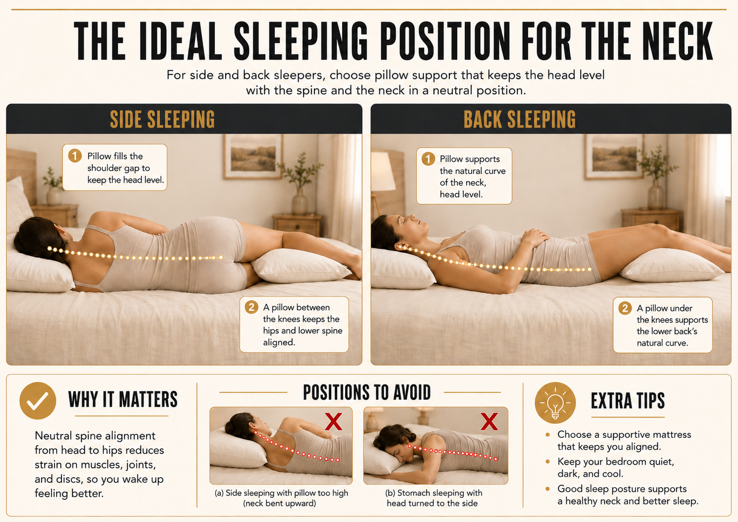Neck Pain and Sleep: Pillows, Positions, and the Pain Cycle