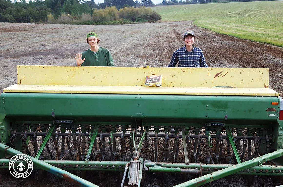 Garnett family members working the land.