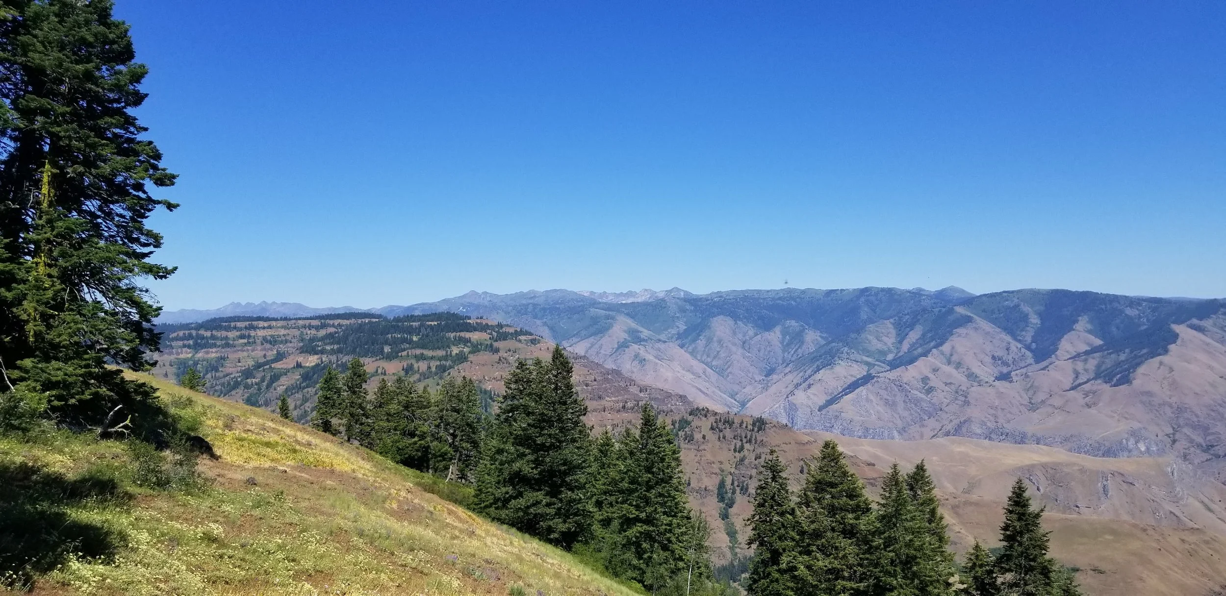 The mountains on the Idaho side of the Snake River by Steve Castagnolli