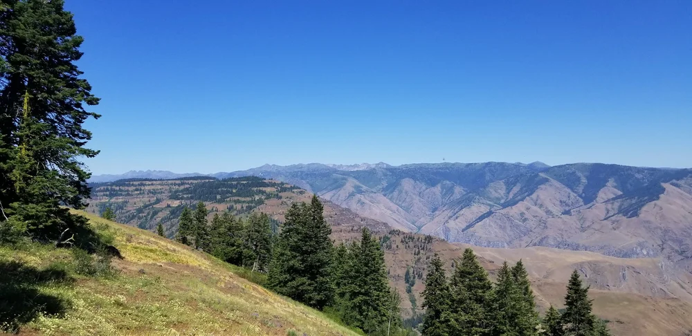  The mountains on the Idaho side of the Snake River by Steve Castagnolli 