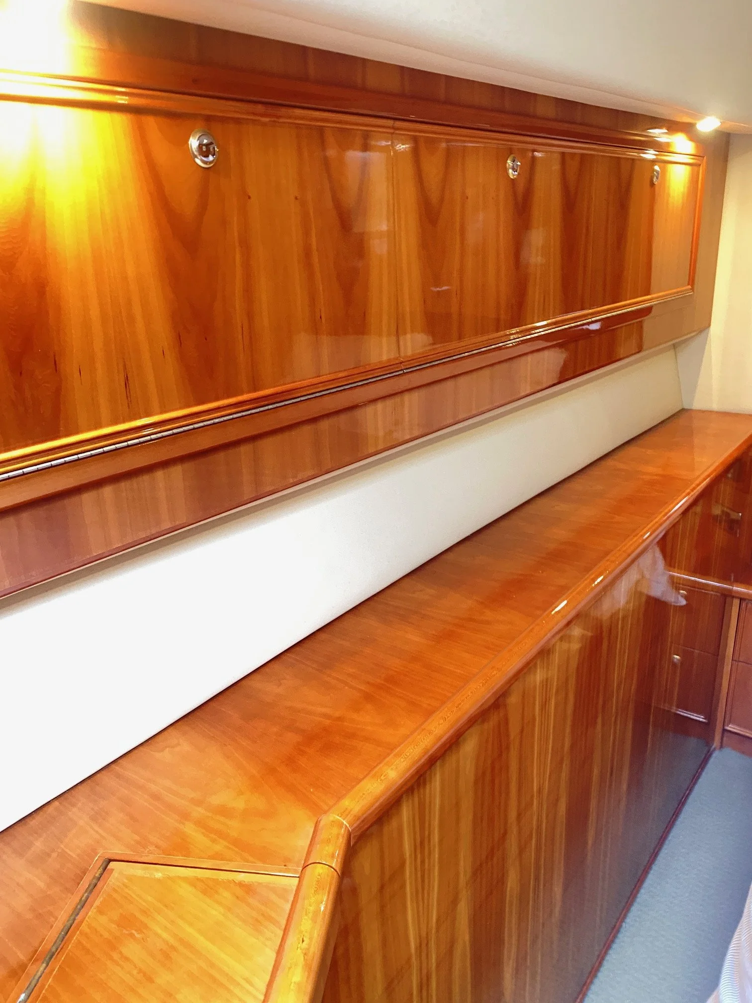 Professional yacht interior detailing and protection by Oceanix Yacht Care.