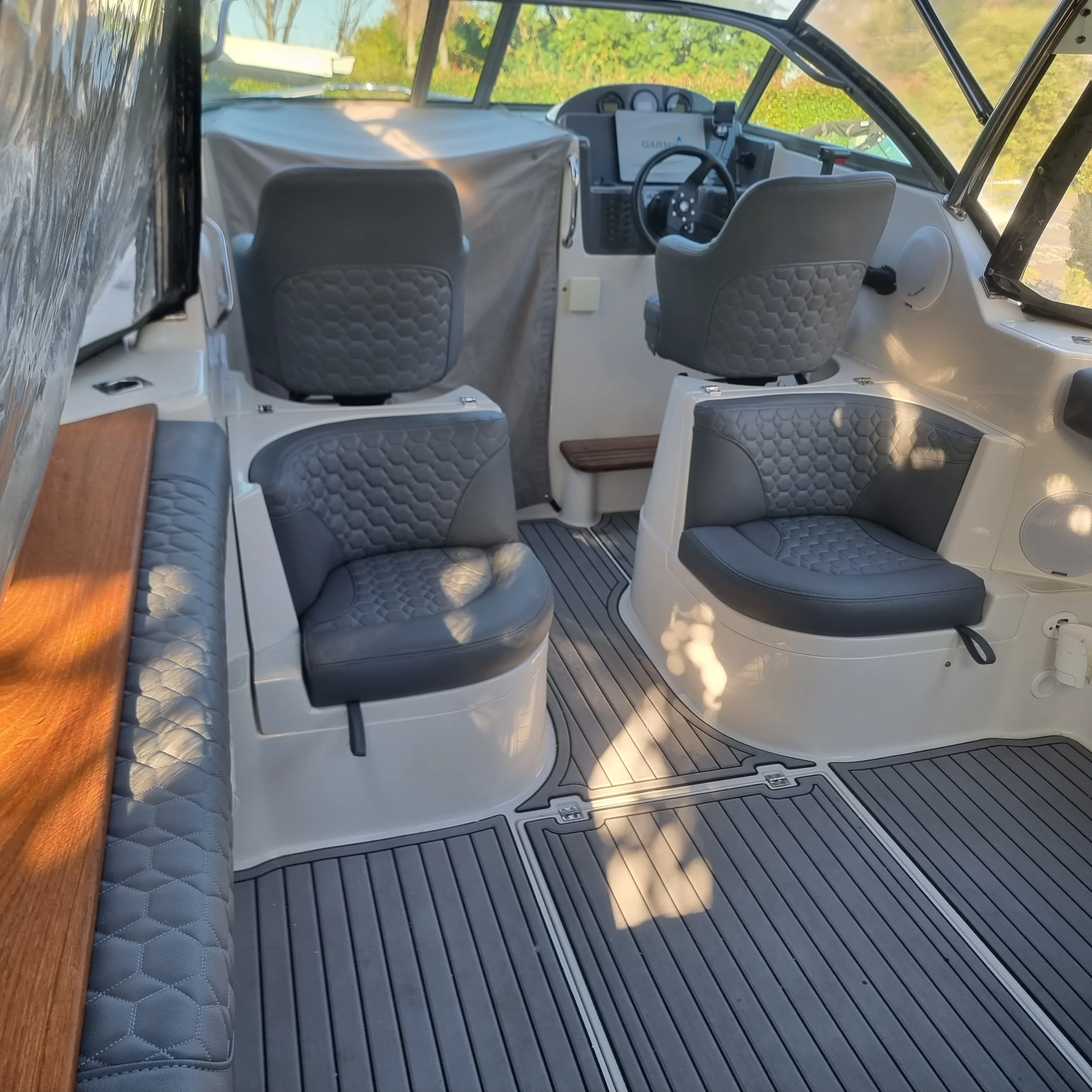 FEYNLAB® Interior Ceramic protection applied to marine interior surfaces by Oceanix Yacht Care