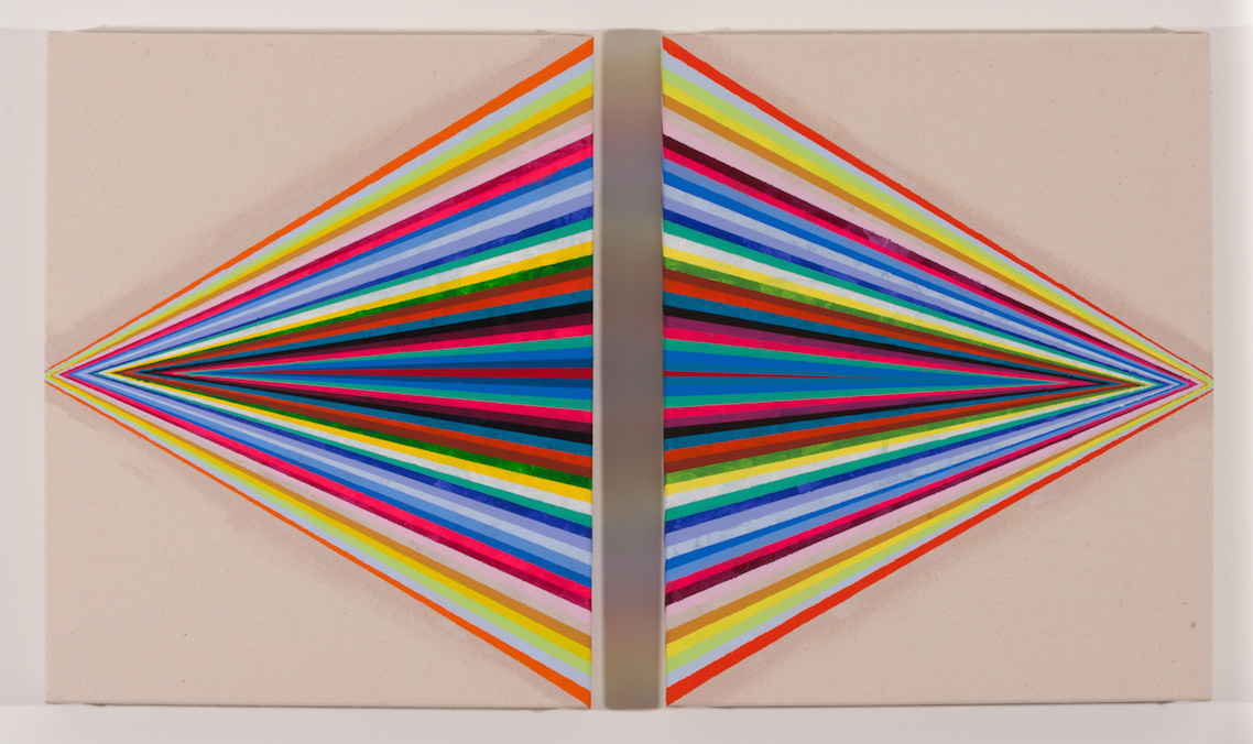 11 - Is Beautiful, Was Beautiful, Is, 2014 17x14 each panel Flashe on canvas.jpg