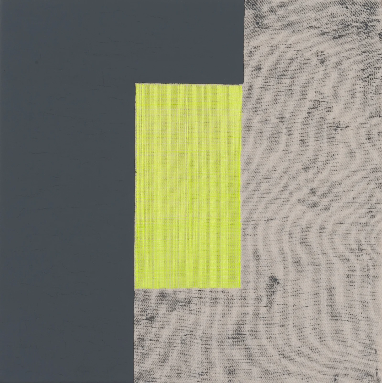 6 - Pay Attention, 2014 14x14 Flashe and thread on canvas.jpg