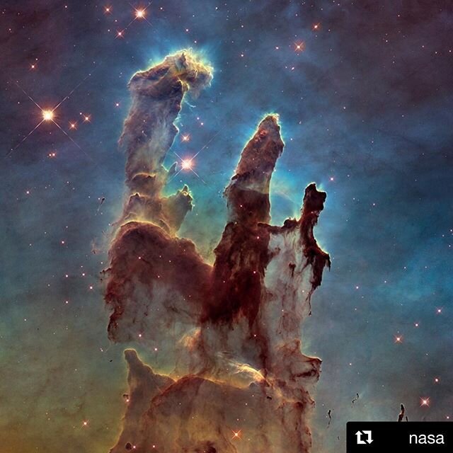 Is that the hand of a titan zombie from space?!?! #spooky⁠
⁠
When you wish upon a star&hellip; Hubble captures it from afar ✨This week our @NASAHubble Space Telescope celebrated 29 years of dazzling discoveries, serving as a window to the wonders of 