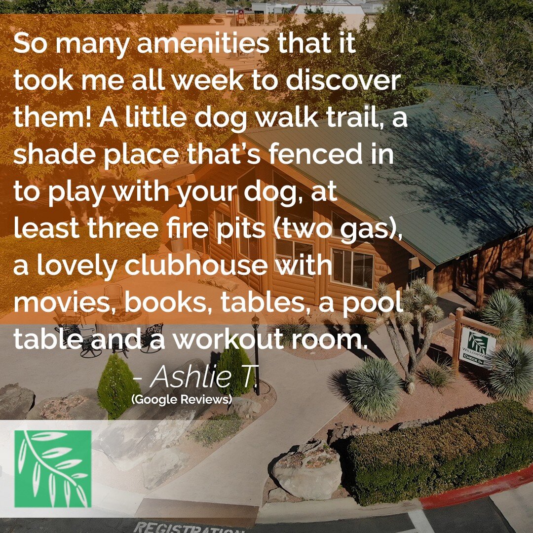 Discover all the amenities we have to offer at WillowWind.
🌳 Lots of shade
🔥 Fire pit
🏡 Clubhouse
🎱 Pool Table
🏋️ Workout Room
and more!

Thank you Ashlie for the Google review!
.
.
.
.
.
.
.
.
.
.
#southernutah #nature #wanderlust #naturelovers
