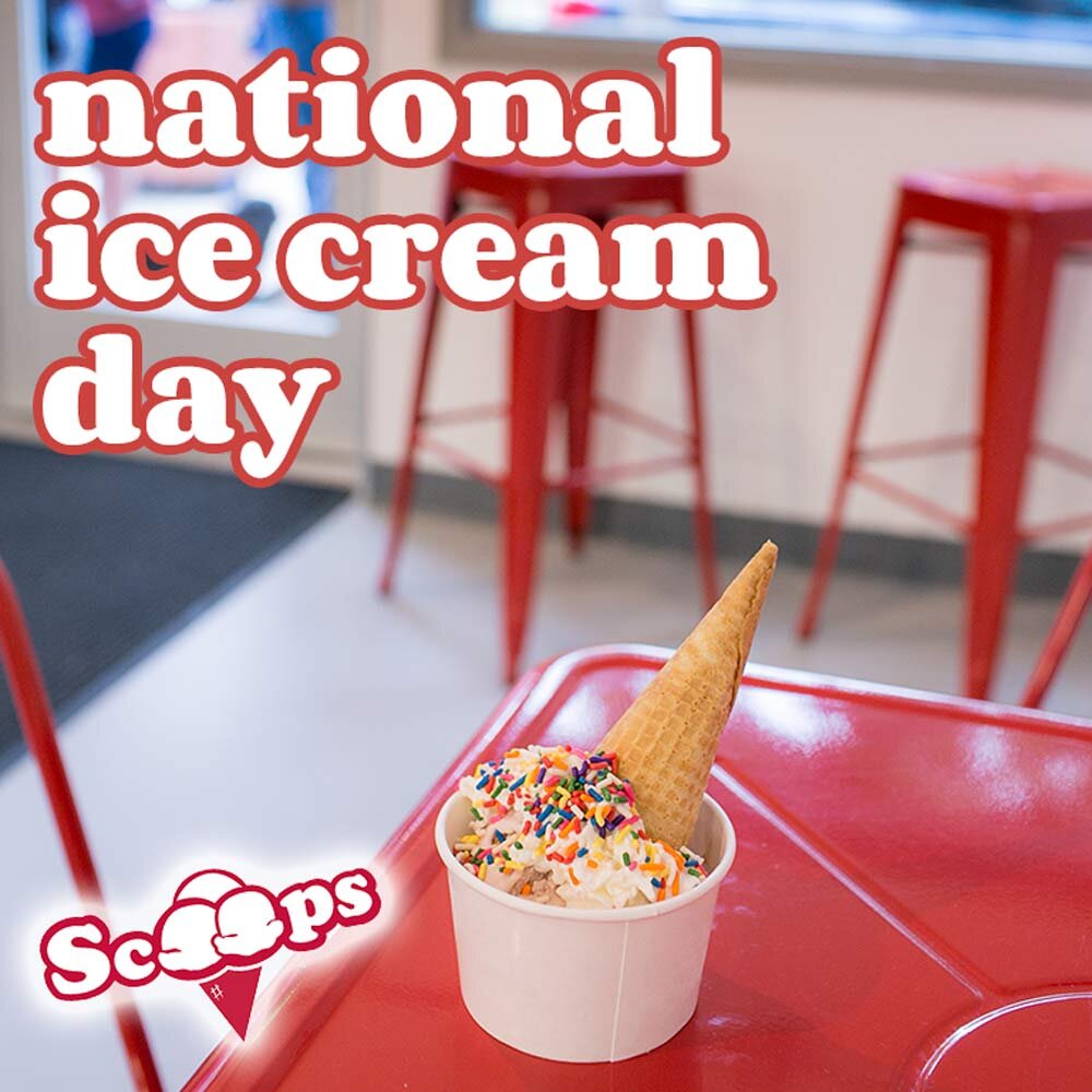 😋 Are you celebrating? 

Treat yourself to some of our freshest flavors on #nationalicecreamday at Scoops!
.
.
.
.
.
.
.
.
.
.
.
#nationalicecreamday2023 #natlicecreamday #icecreamday #icecream #localicecream #denver #denvericecream #homemadeicecrea