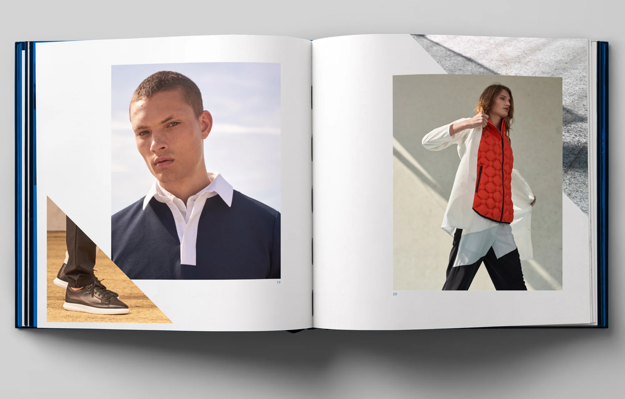 Men’s and women’s launch collection lookbook 