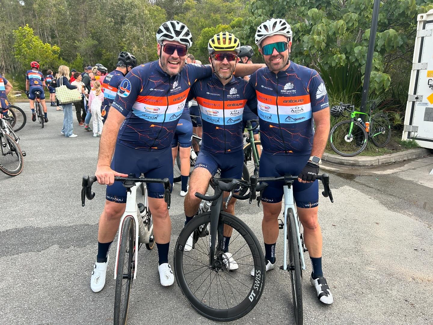 Thanks to the many Suppliers/Subcontractors/Family that supported me on the #mndandmefoundation ride from Yatala to Bryon Bay. 170km 🚲 completed in the Rain 🌧️ &amp; Sun ☀️ to support a great cause.  #nestbespokehomes were also happy to offer a sup