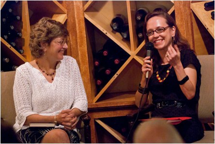 With author Ellen Crosby at Fall for the Book