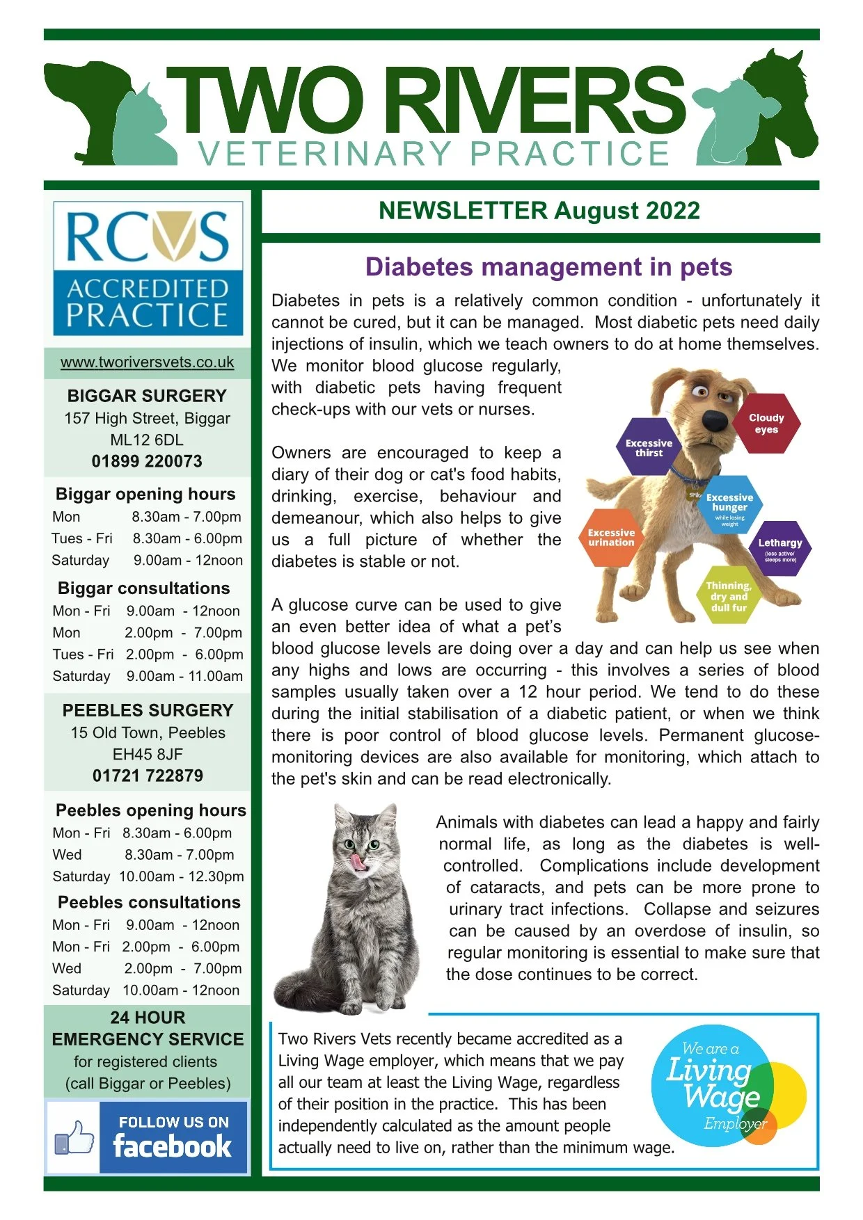 Newsletters — Two Rivers Veterinary Practice