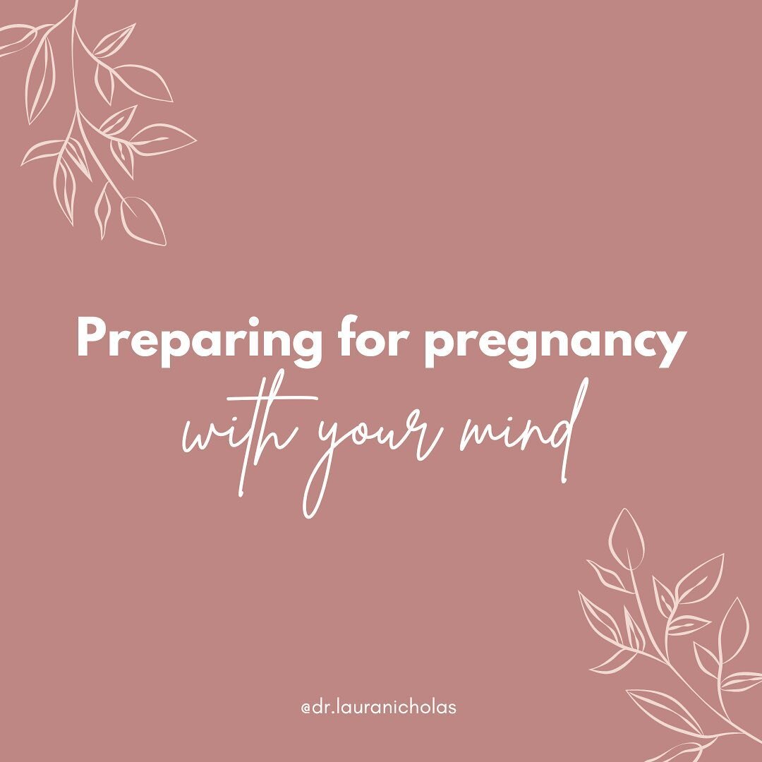 🤰Prepare for pregnancy with your lifestyle

The next topic I discuss with my patients who are preparing for pregnancy is the MIND.🧠

✅Stress &amp; coping - High stress is associated with lower rates of fertility. Reflect on your stress triggers (wo