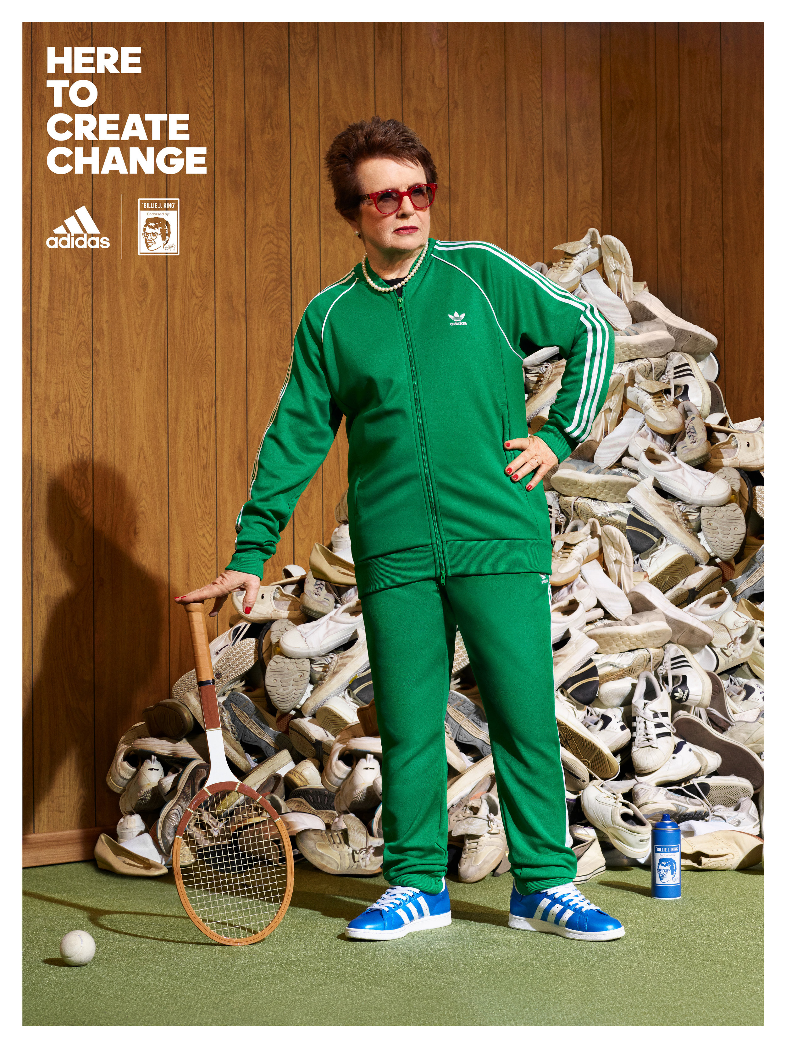 billie jean king adidas shoes