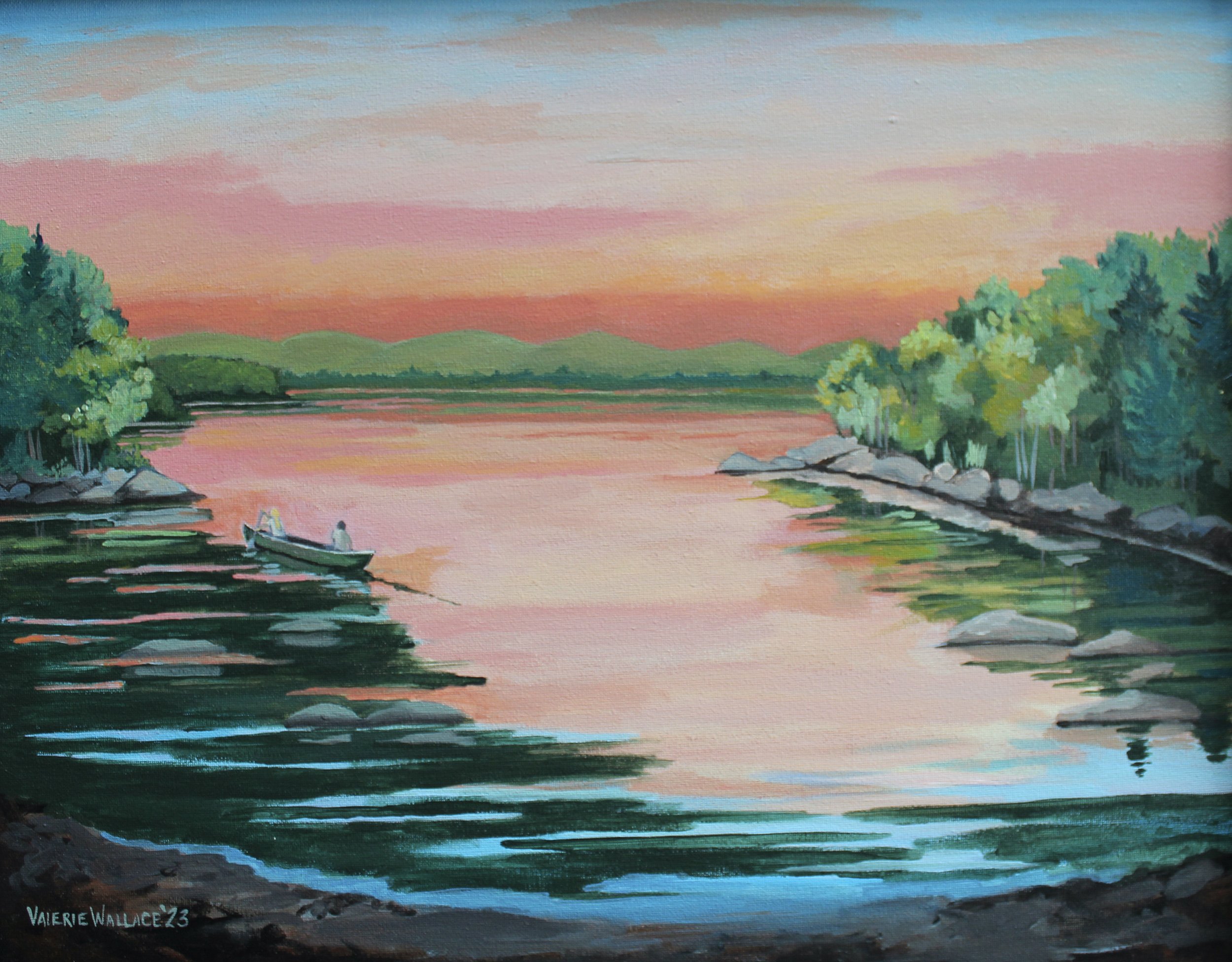 valerie-wallace-fine-arts-canoeing-at-sunset.JPG