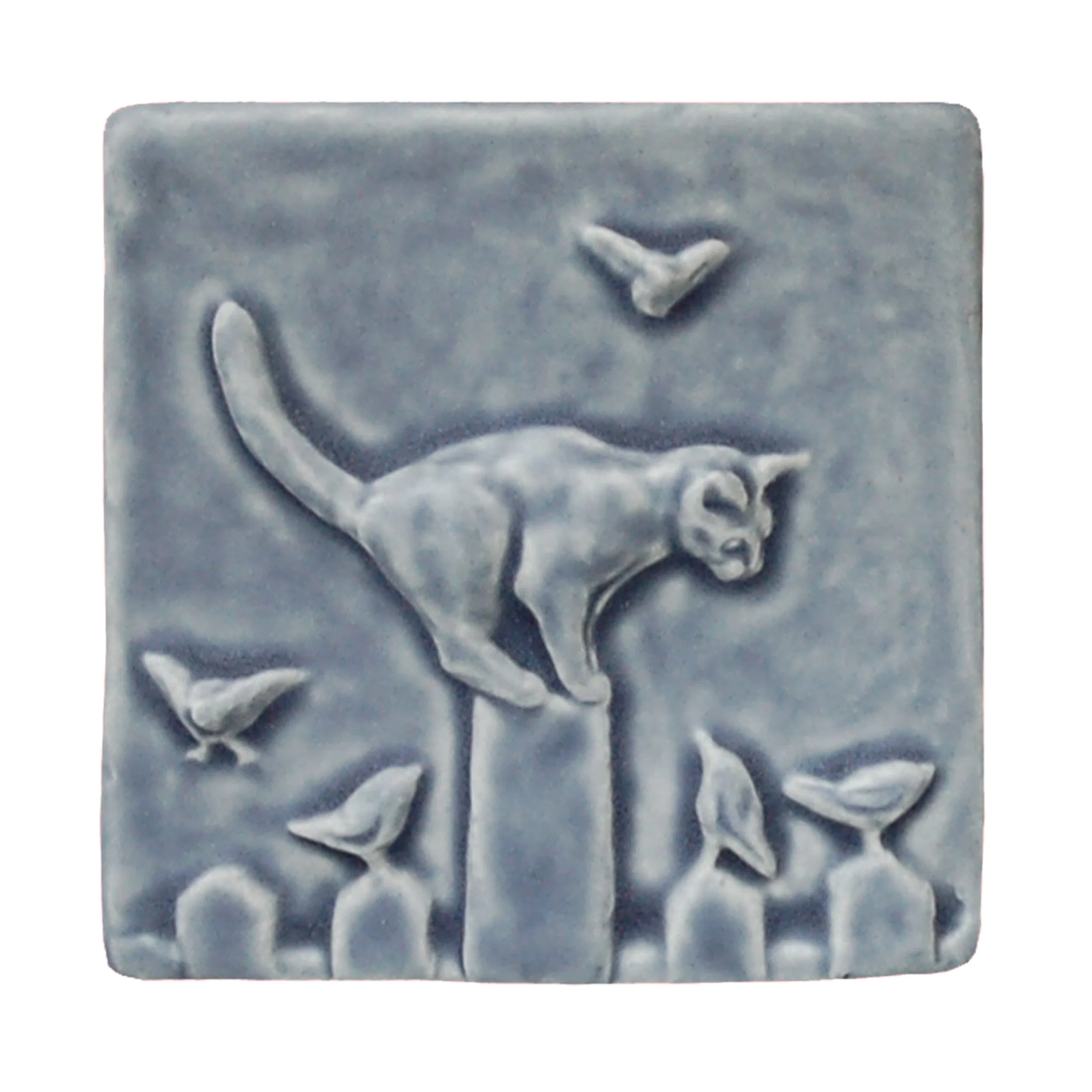 Cat on Fence smoky blue glaze.jpg