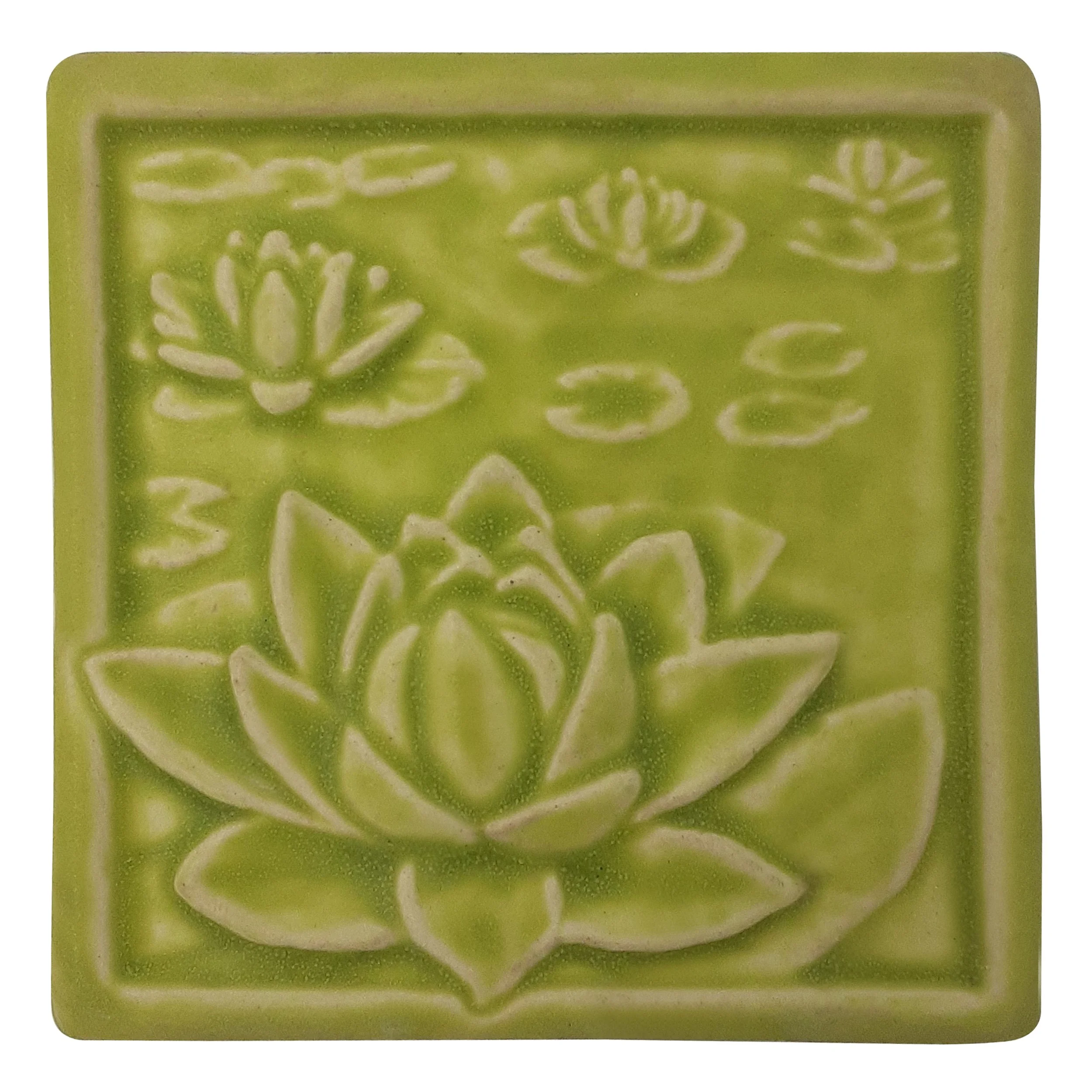 Lotus Tile Chartreuse Glaze.jpg