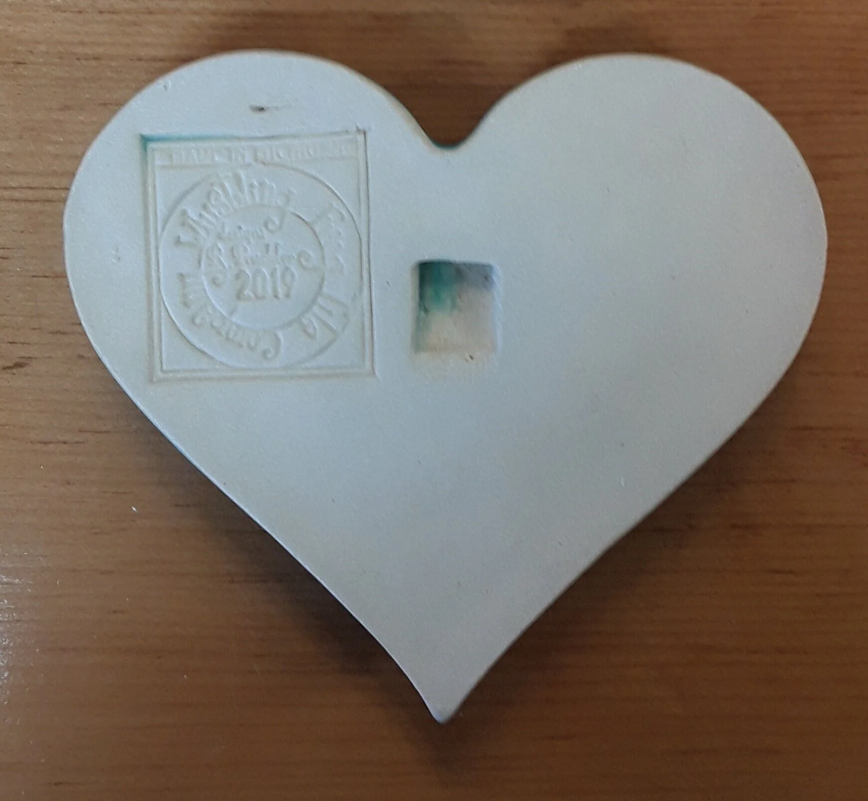 Keyhole Gear Heart Art Tile Heart art ceramic heart valentines day heart Michigan gift