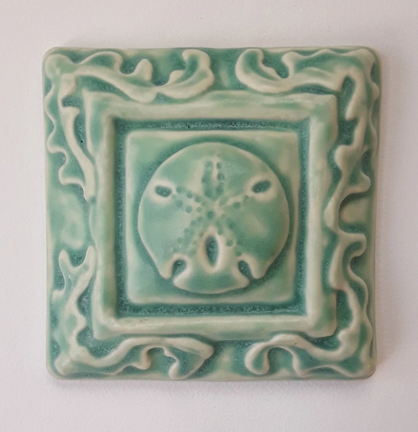 Sand Dollar Art Tile 4x4