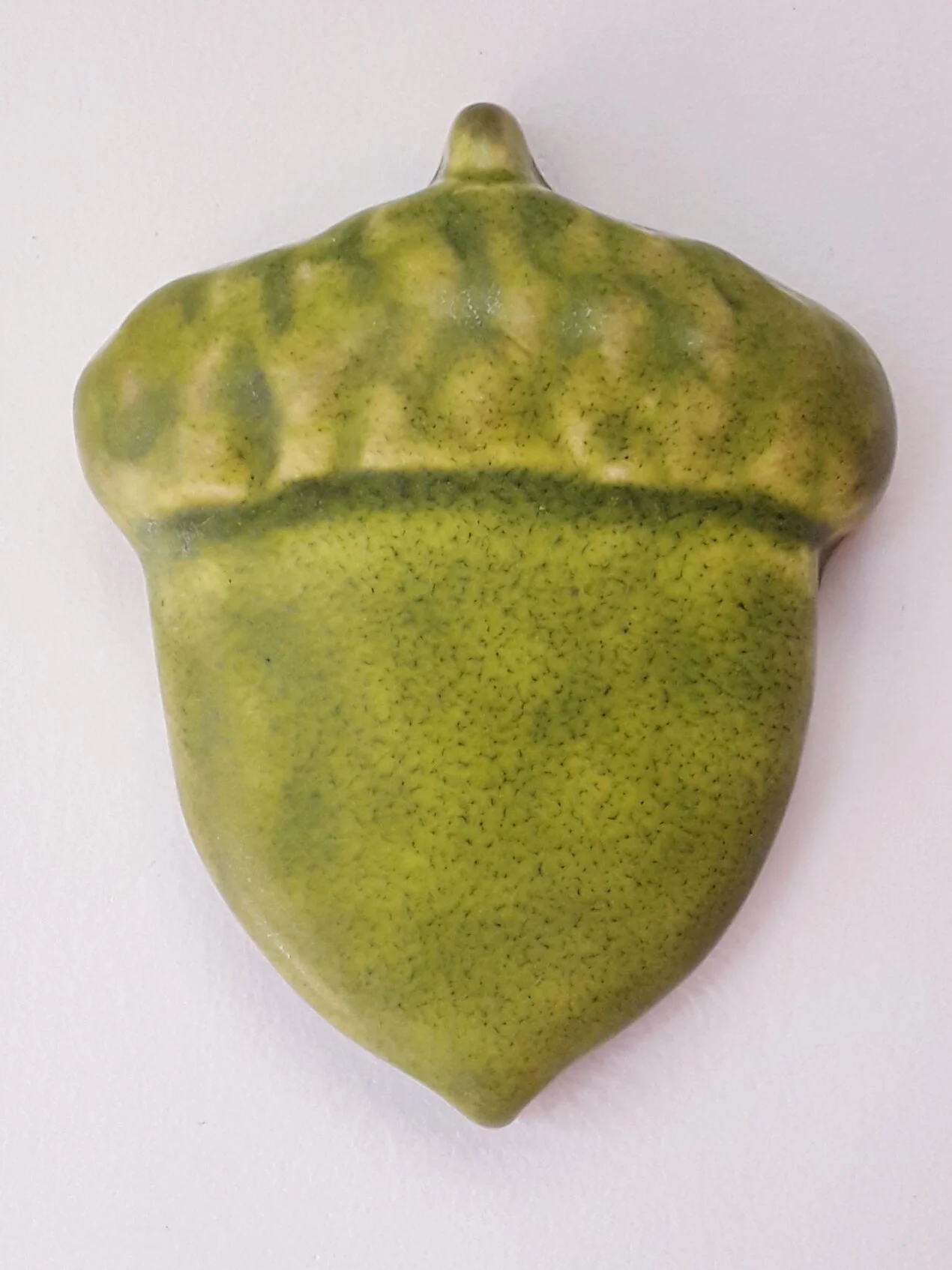 fall decor, autumn home decor, acorn tile, Thanksgiving decor, harvest season, ceramic nature art, rustic fall decor, cottagecore, handmade ceramic acorn, Whistling Frog Tile, seasonal shelf sitter